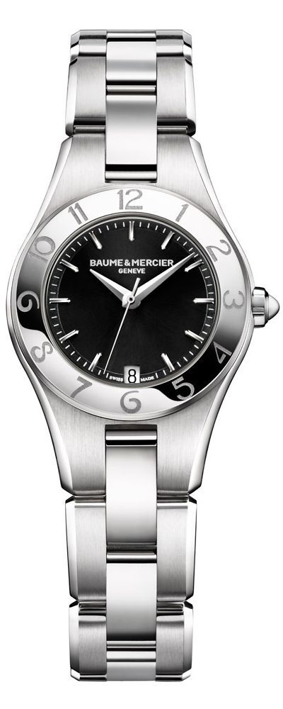 Baume & Mercier Linea  Black Dial 27 mm Quartz Watch For Women - 1