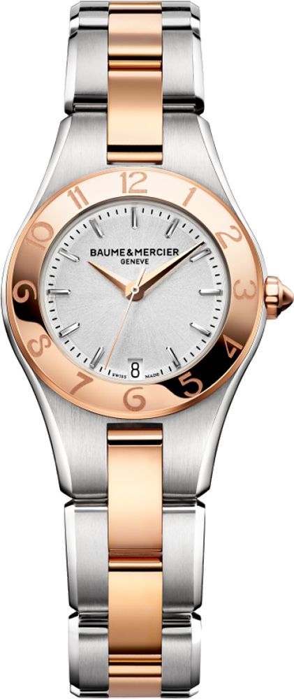 Baume & Mercier Linea  Silver Dial 27 mm Quartz Watch For Women - 1