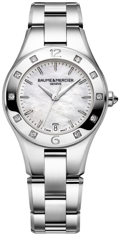 Baume & Mercier Linea  MOP Dial 32 mm Quartz Watch For Women - 1