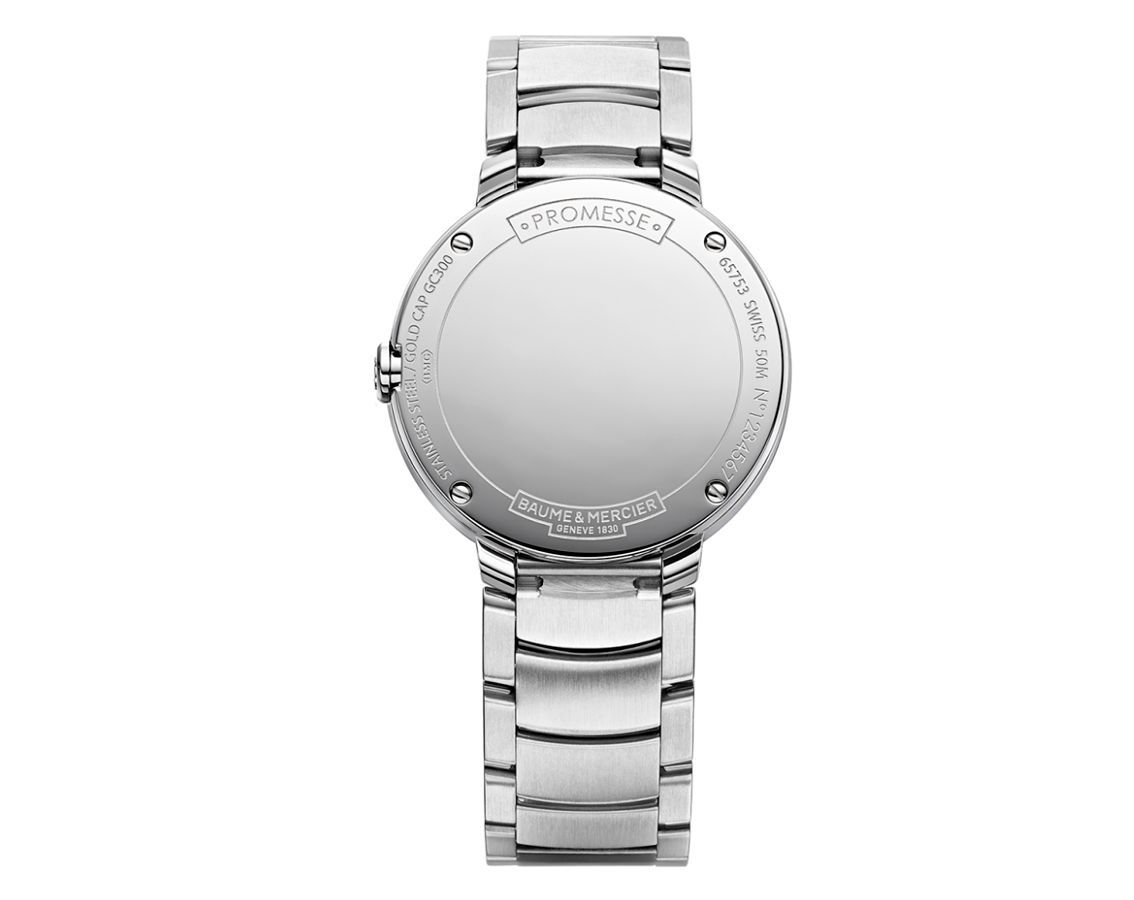 Baume & Mercier Promesse  Silver Dial 30 mm Quartz Watch For Women - 2