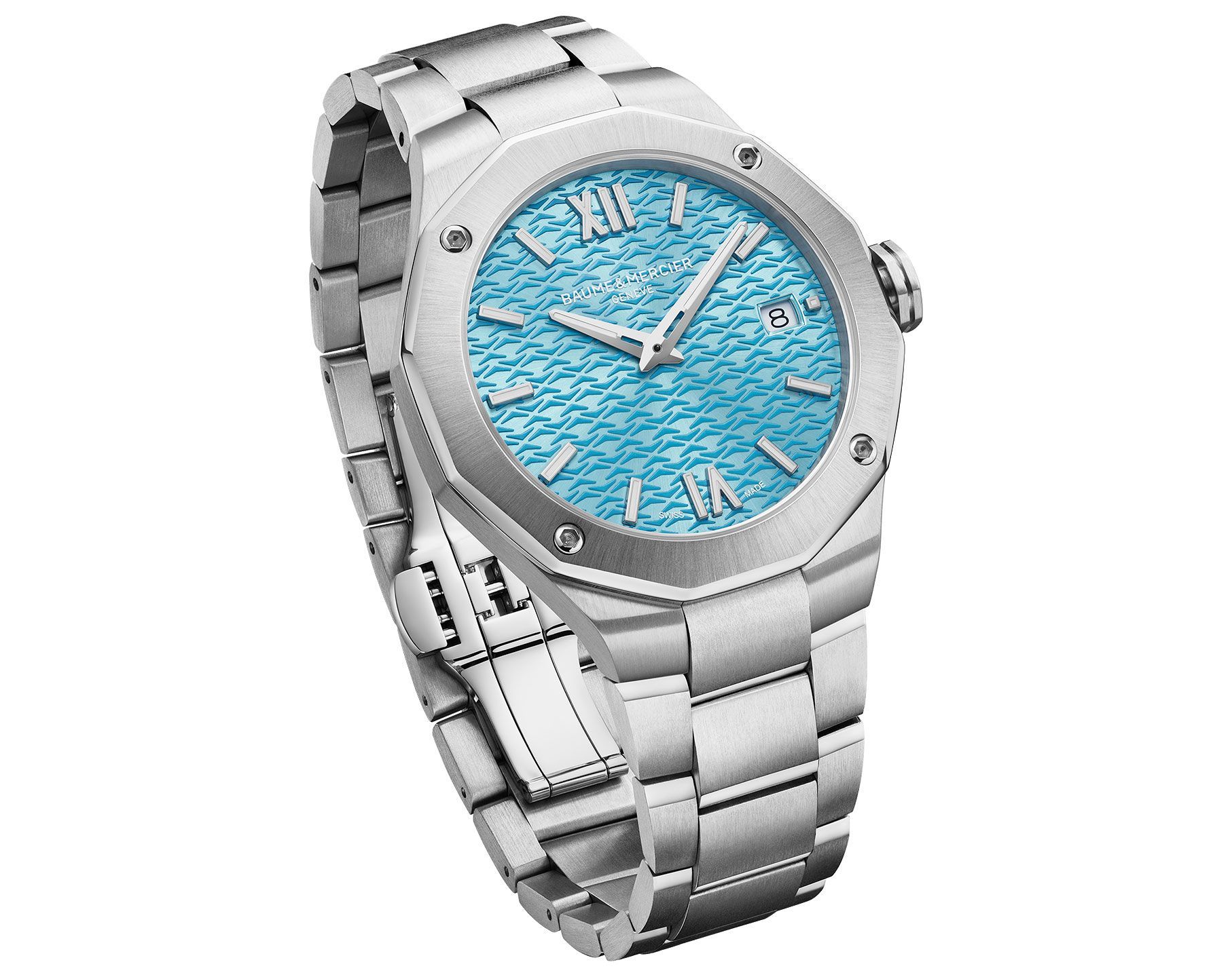 Baume & Mercier Riviera  Blue Dial 36 mm Quartz Watch For Women - 2
