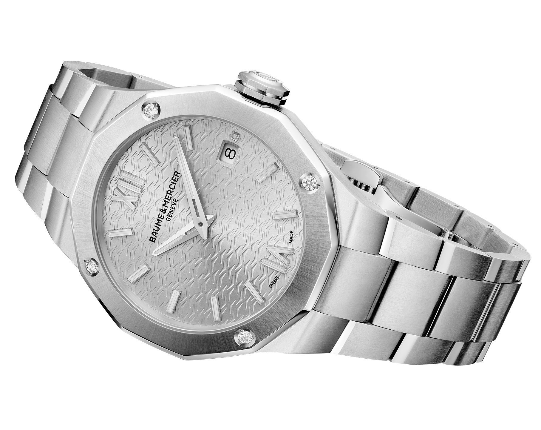 Baume & Mercier Riviera  Silver Dial 36 mm Quartz Watch For Women - 2