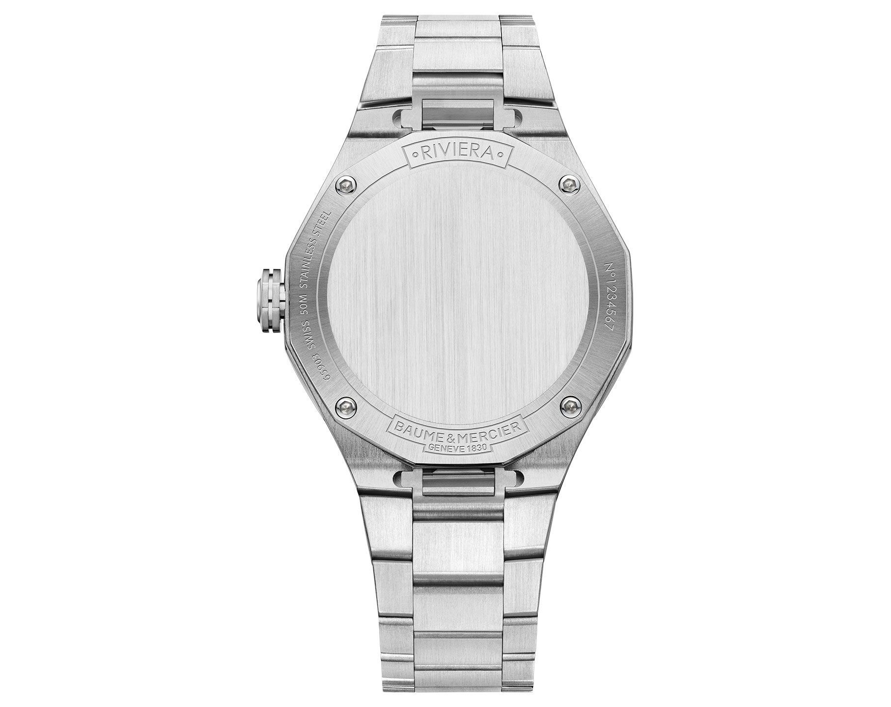 Baume & Mercier Riviera  Silver Dial 36 mm Quartz Watch For Women - 3