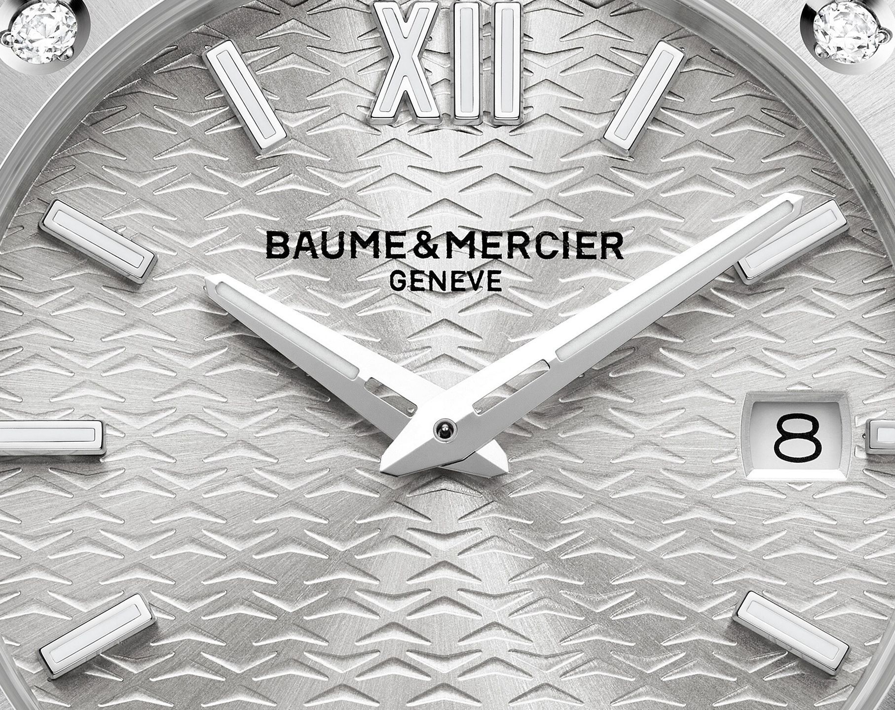 Baume & Mercier Riviera  Silver Dial 36 mm Quartz Watch For Women - 5