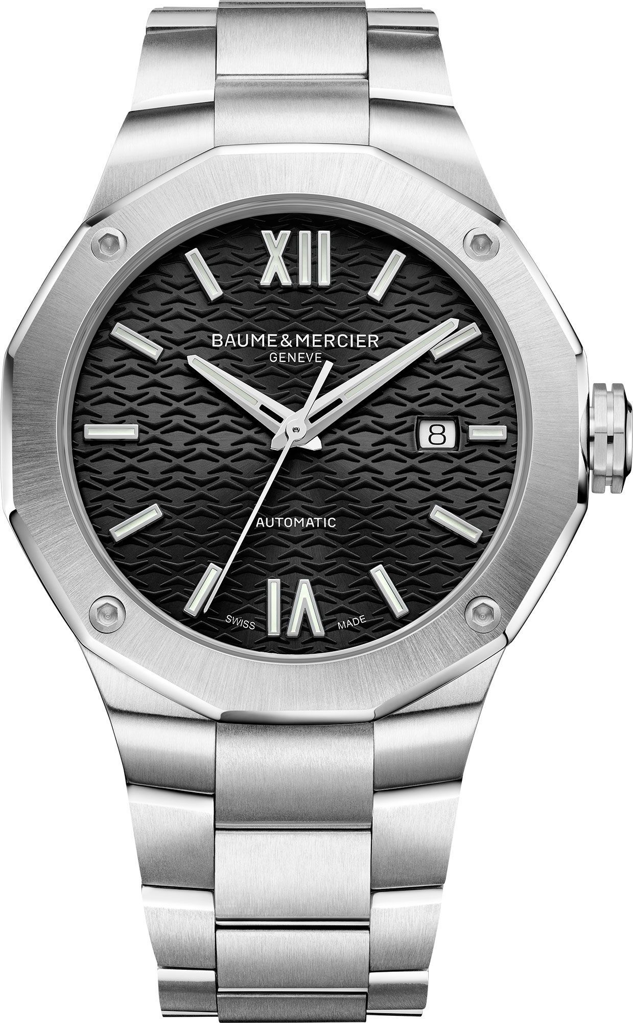 Baume & Mercier Riviera  Black Dial 42 mm Automatic Watch For Men - 1