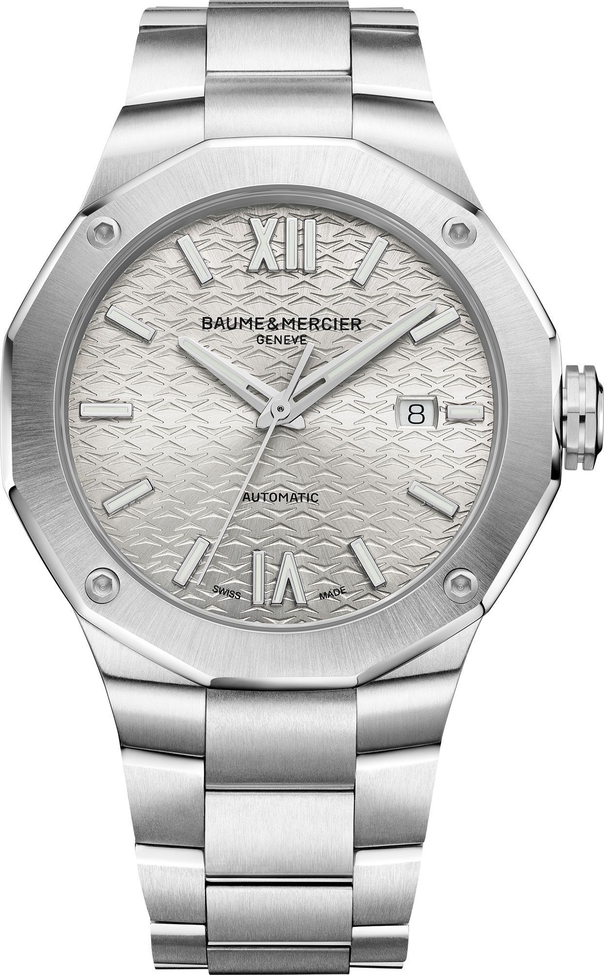Baume & Mercier Riviera  Silver Dial 42 mm Automatic Watch For Men - 1