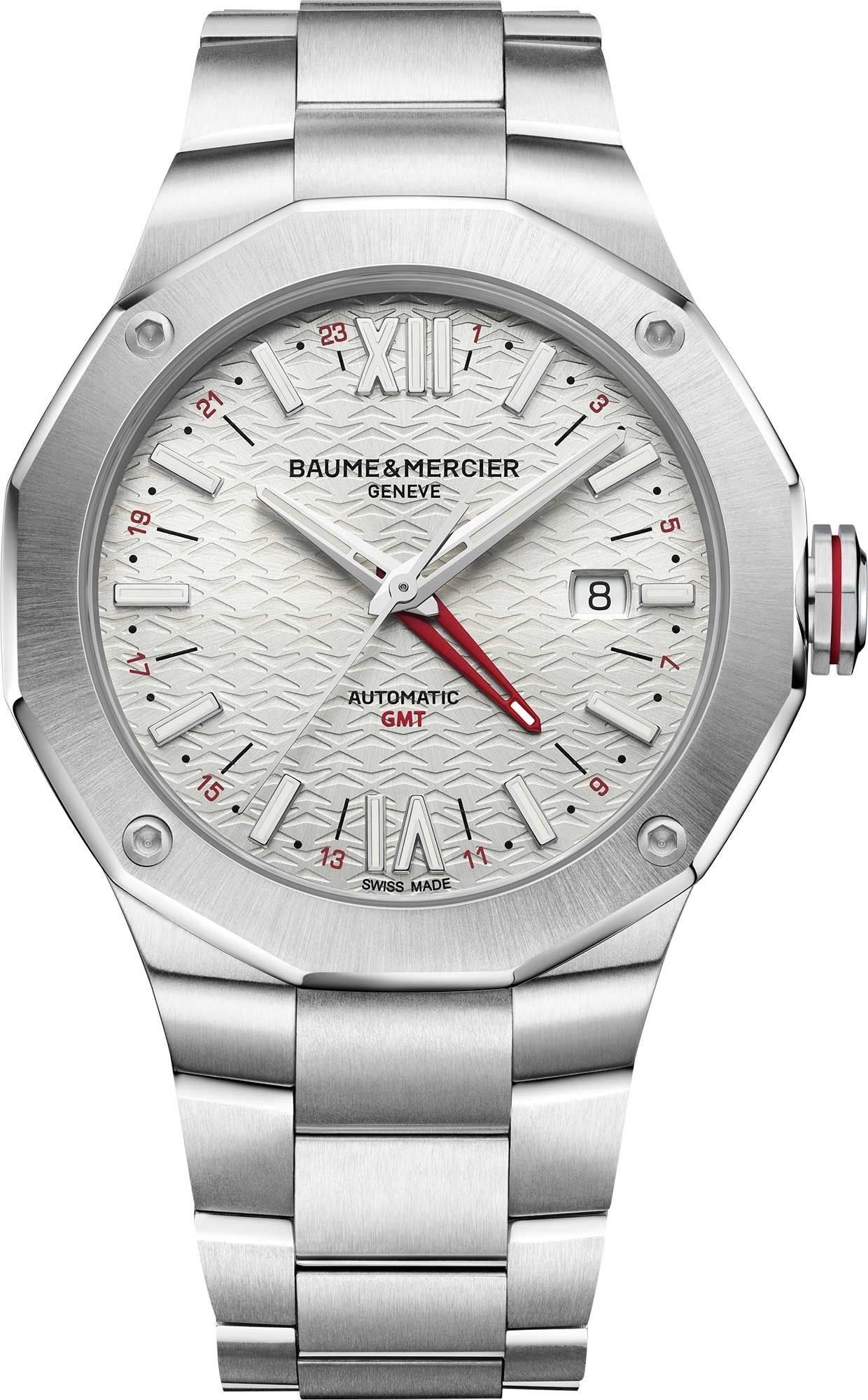 Baume & Mercier Riviera  Silver Dial 42.1 mm Automatic Watch For Men - 1