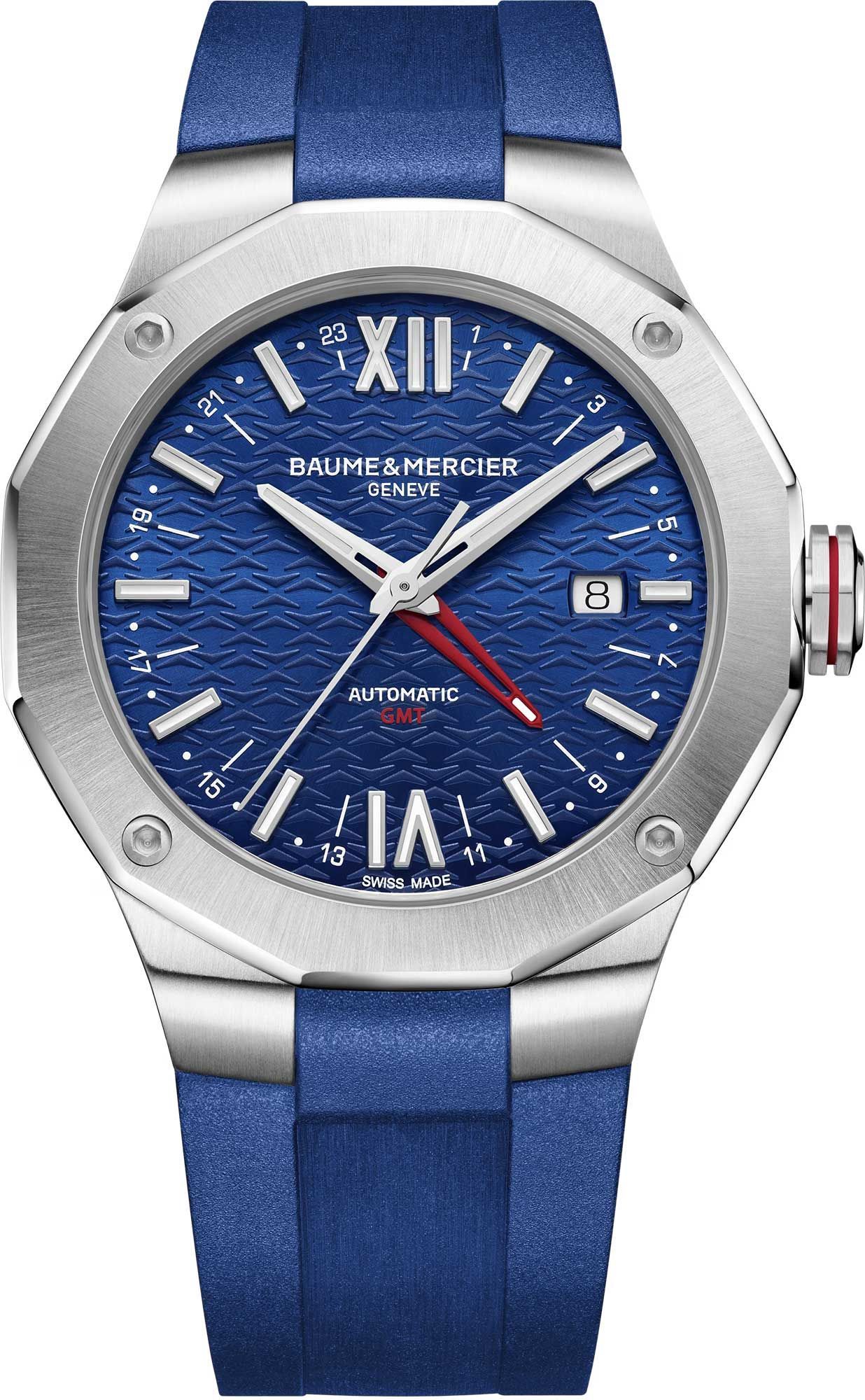 Baume & Mercier Riviera  Blue Dial 42.1 mm Automatic Watch For Men - 1