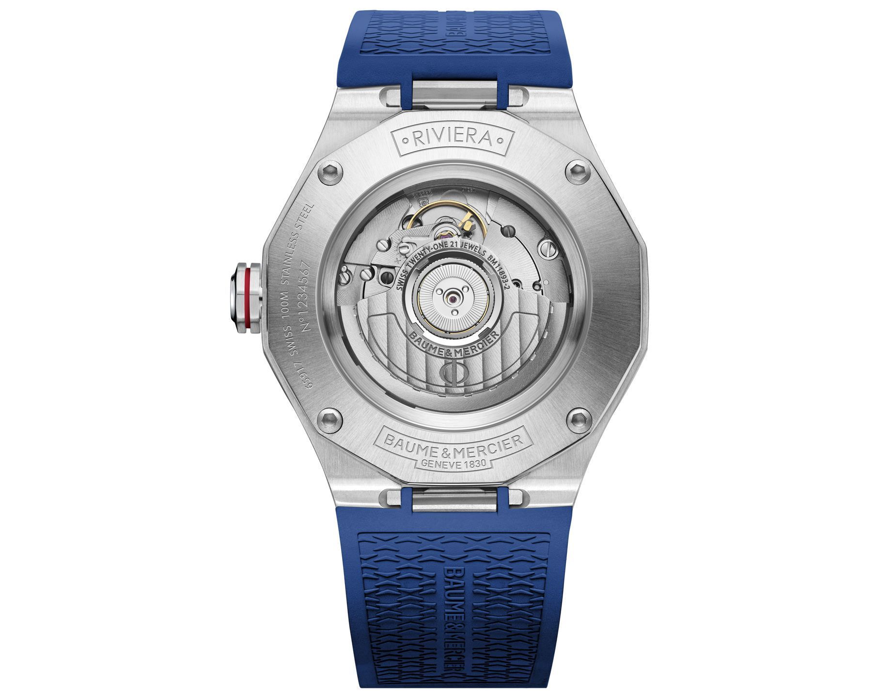 Baume & Mercier Riviera  Blue Dial 42.1 mm Automatic Watch For Men - 3