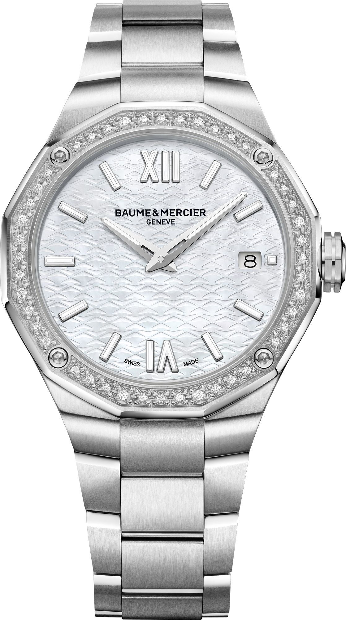Baume & Mercier Riviera  MOP Dial 36 mm Quartz Watch For Women - 1