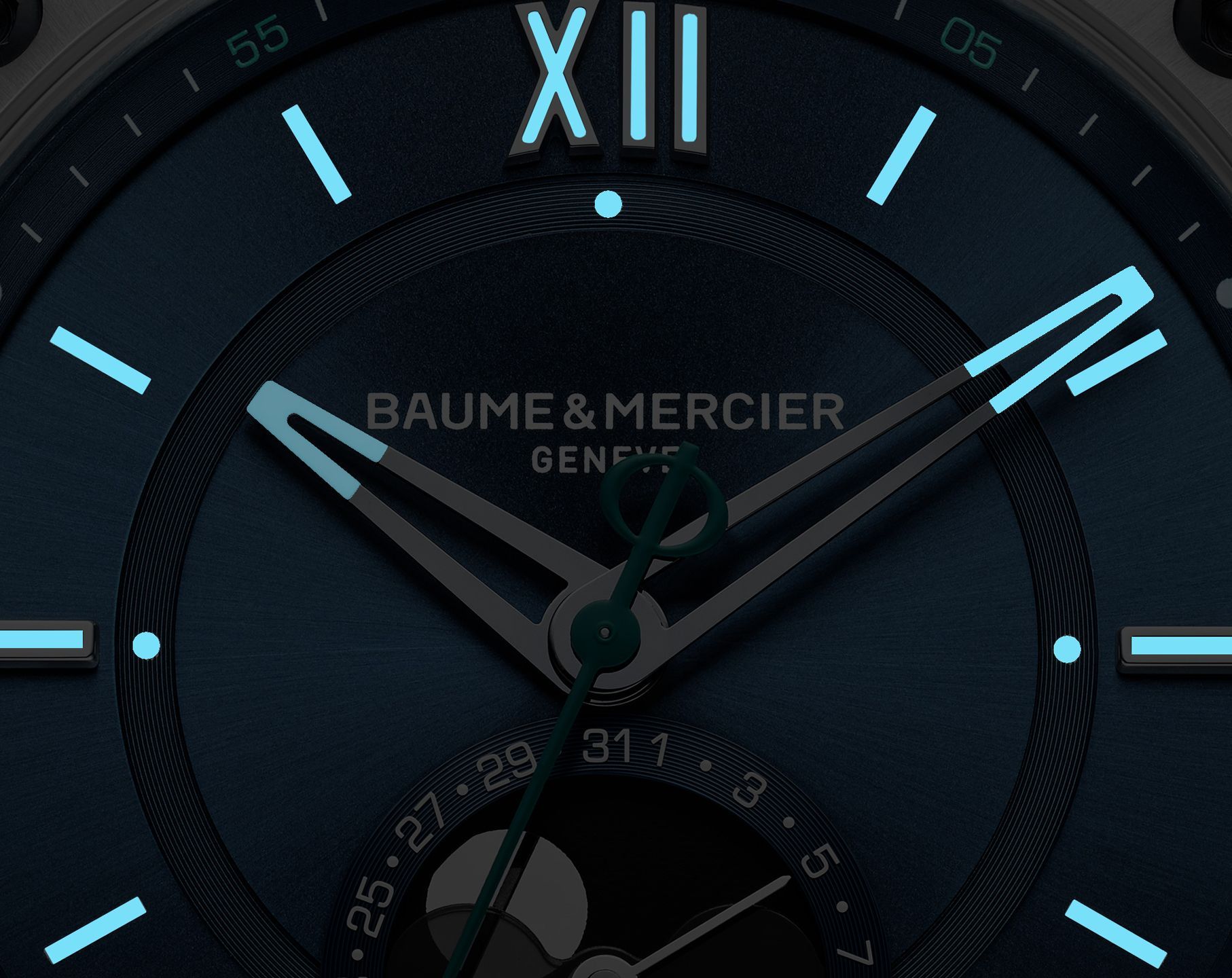 Baume & Mercier Riviera  Blue Dial 43 mm Automatic Watch For Men - 5