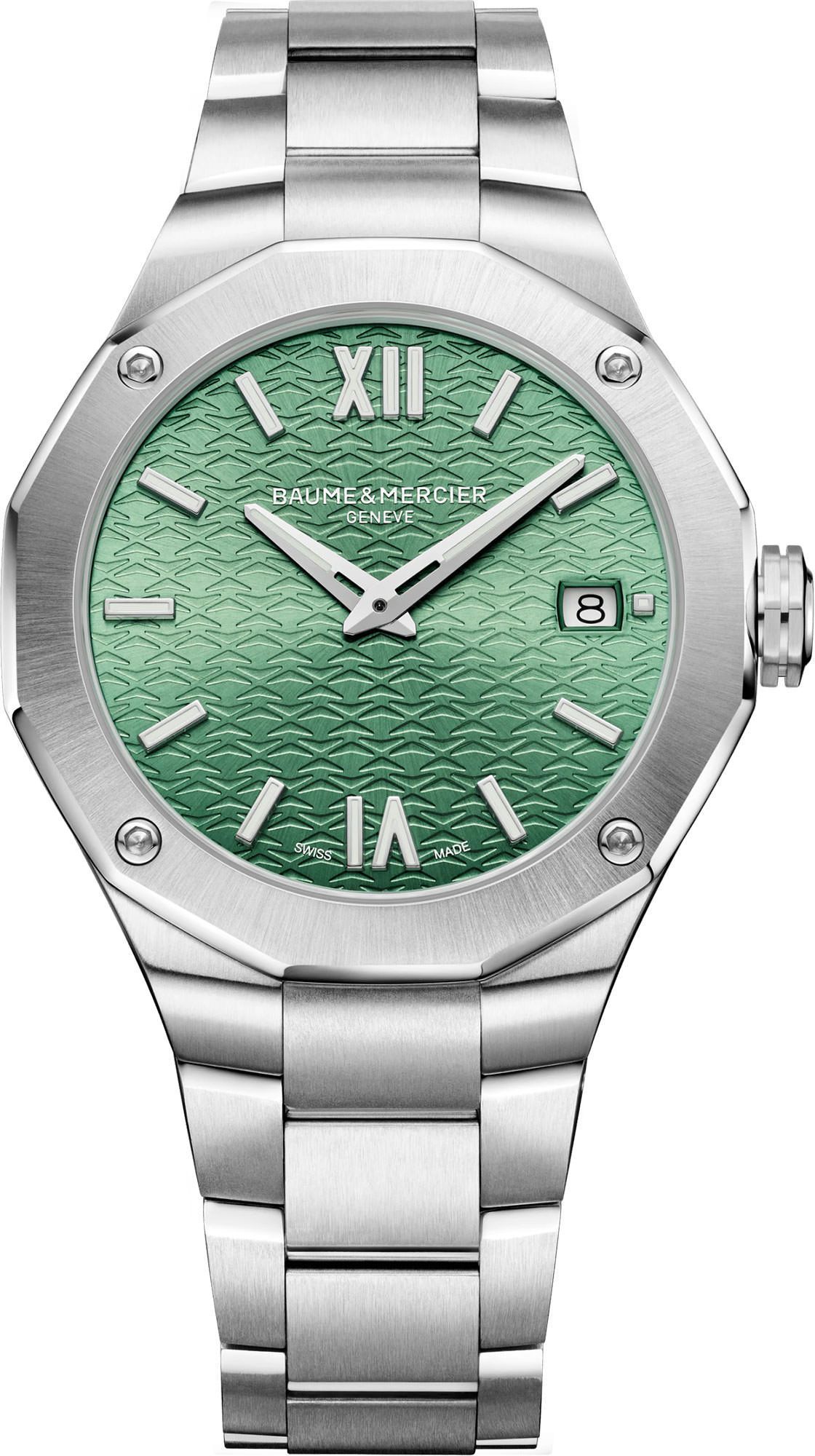 Baume & Mercier Riviera  Green Dial 36 mm Quartz Watch For Women - 1