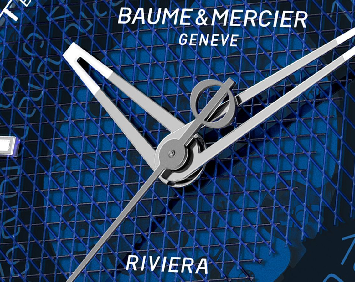 Baume & Mercier Riviera  Blue Dial 42 mm Automatic Watch For Men - 4