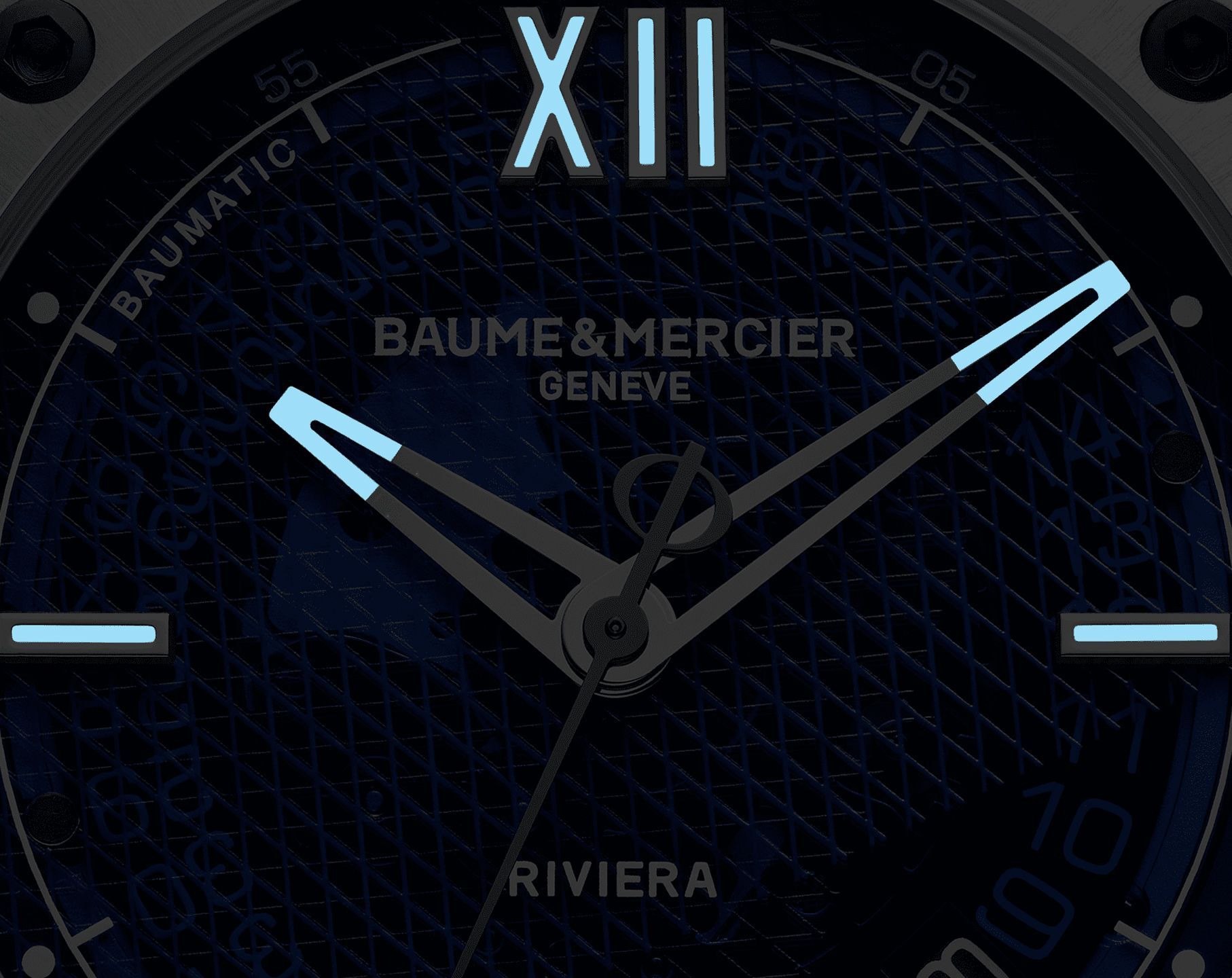 Baume & Mercier Riviera  Blue Dial 42 mm Automatic Watch For Men - 6