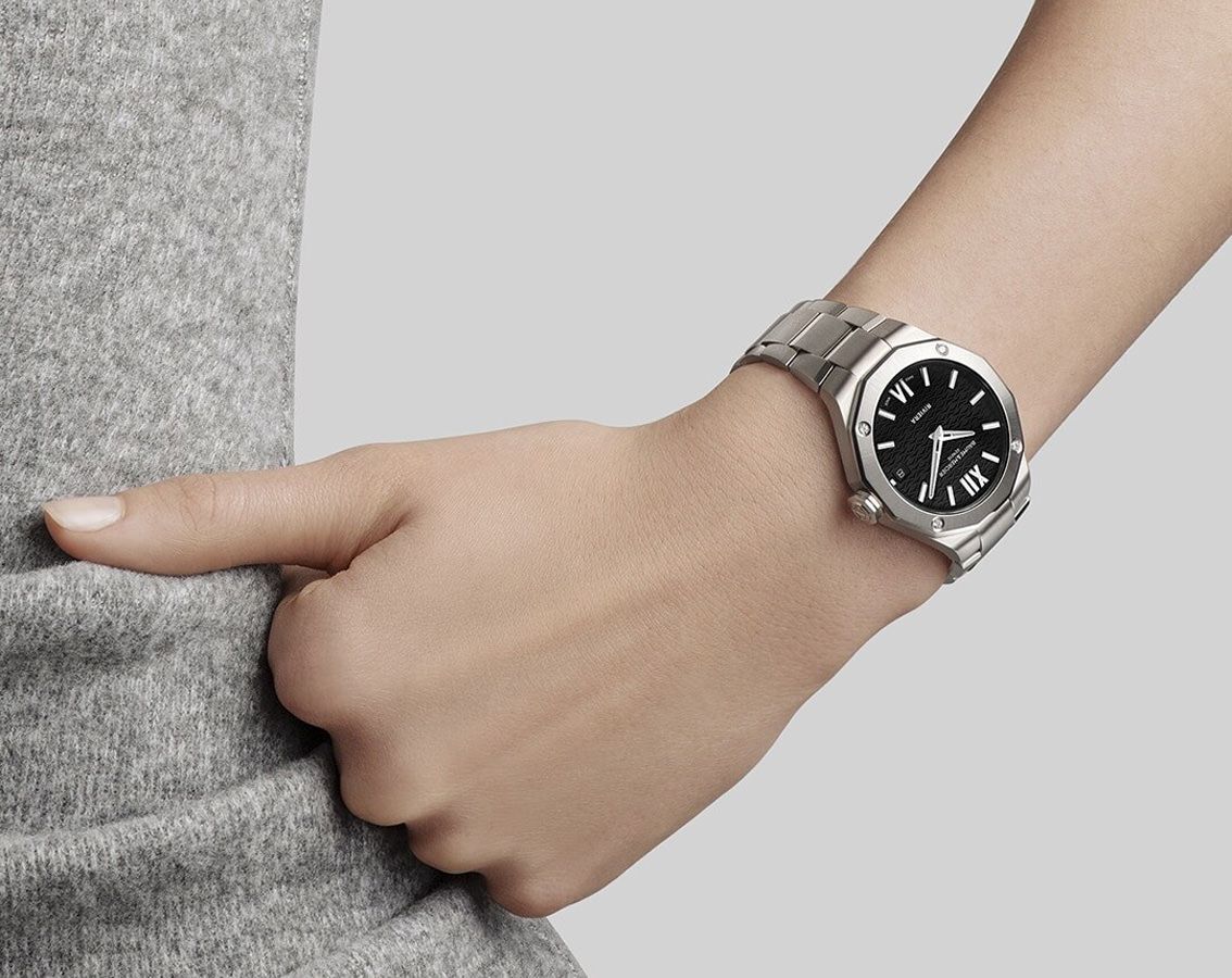 Baume & Mercier Riviera  Grey Dial 36 mm Quartz Watch For Women - 3