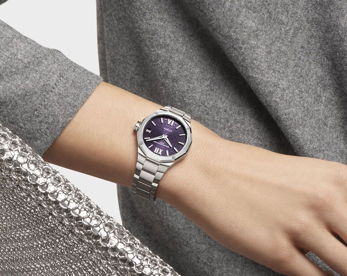 Baume & Mercier Riviera  Purple Dial 33 mm Quartz Watch For Women - 4