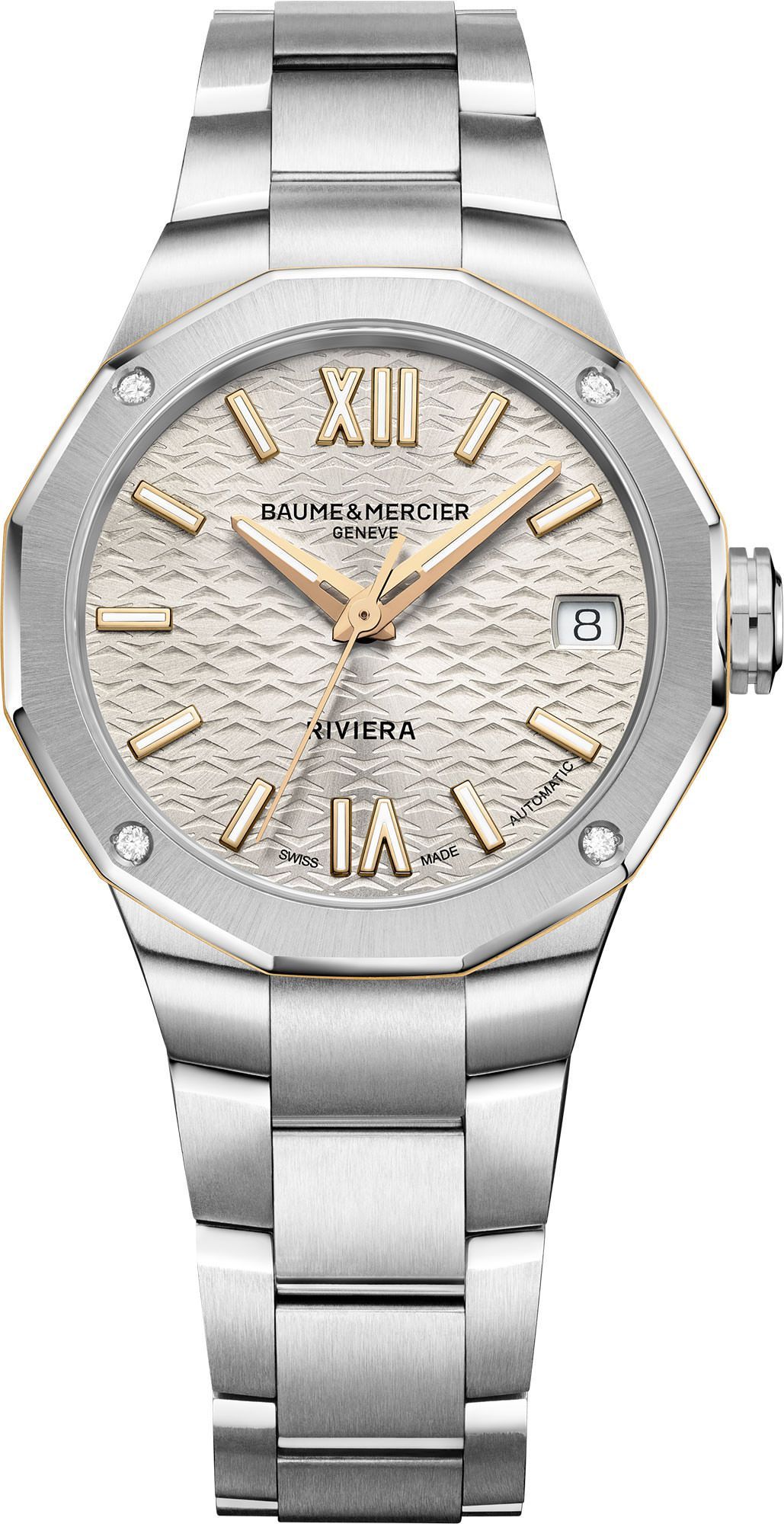 Baume & Mercier Riviera  Beige Dial 33 mm Automatic Watch For Women - 1