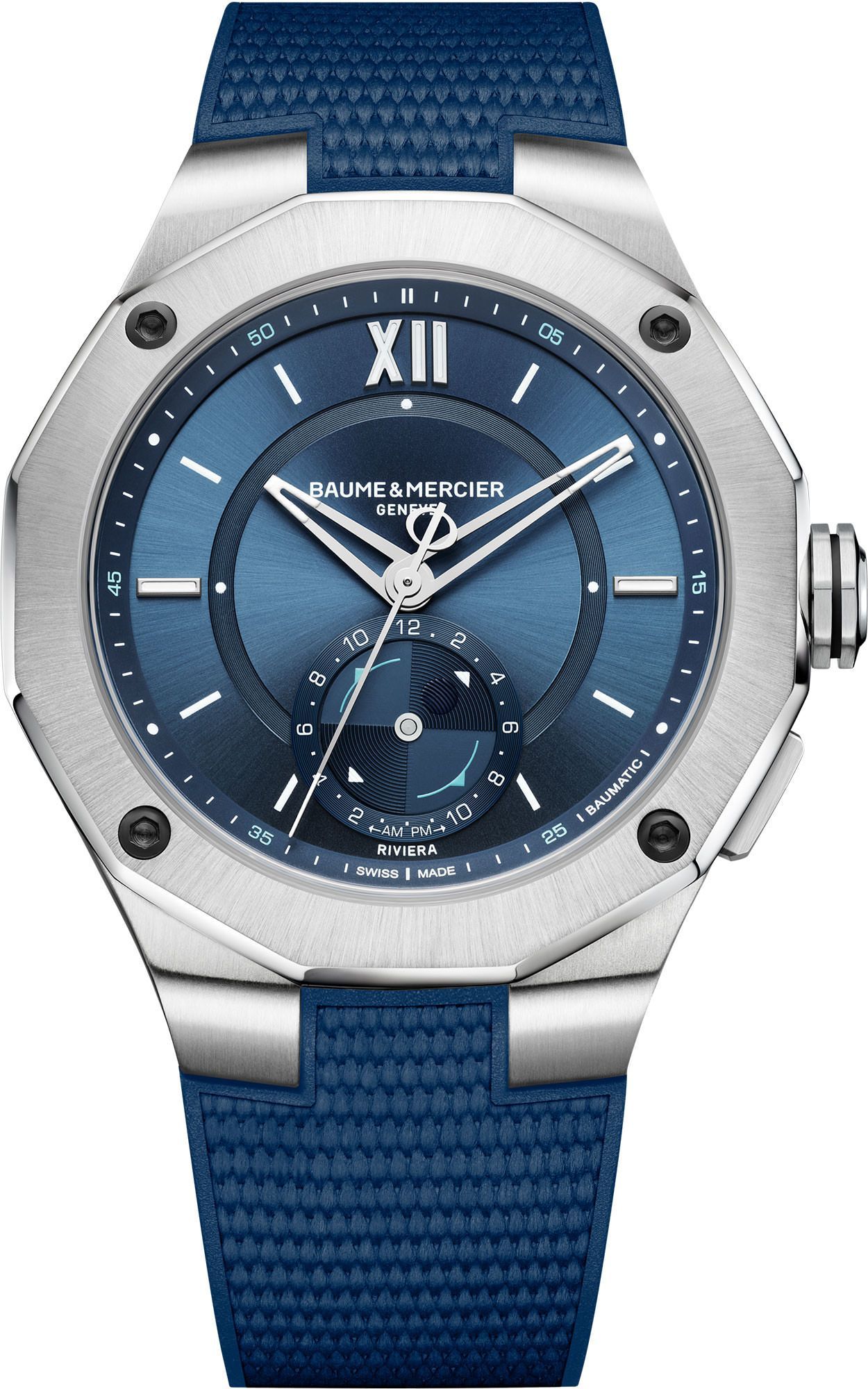 Baume & Mercier Riviera  Blue Dial 43 mm Automatic Watch For Men - 1