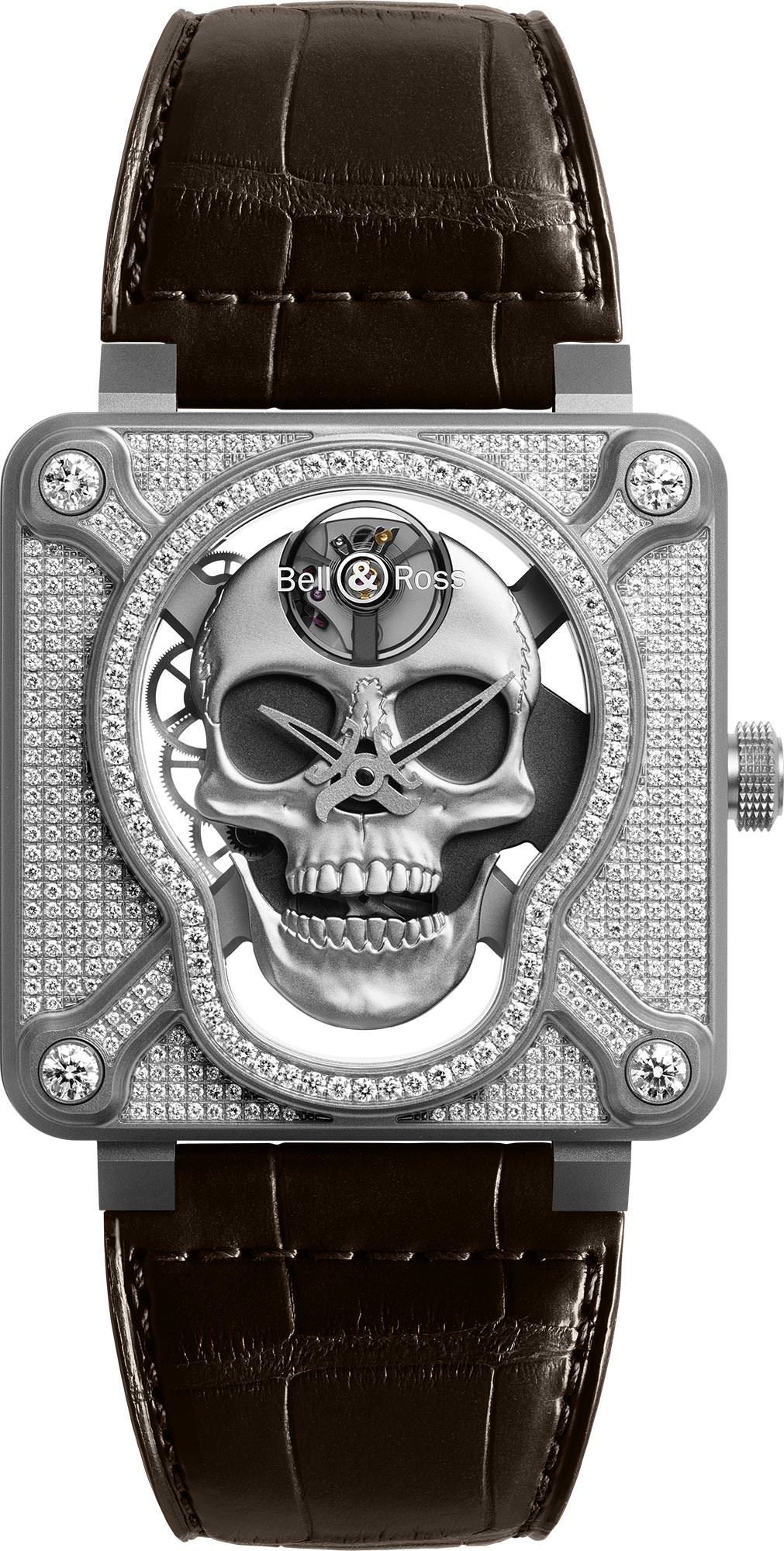 Bell & Ross Concept BR 01 Skull Skeleton Dial 46 mm Manual Winding Watch For Men - 1