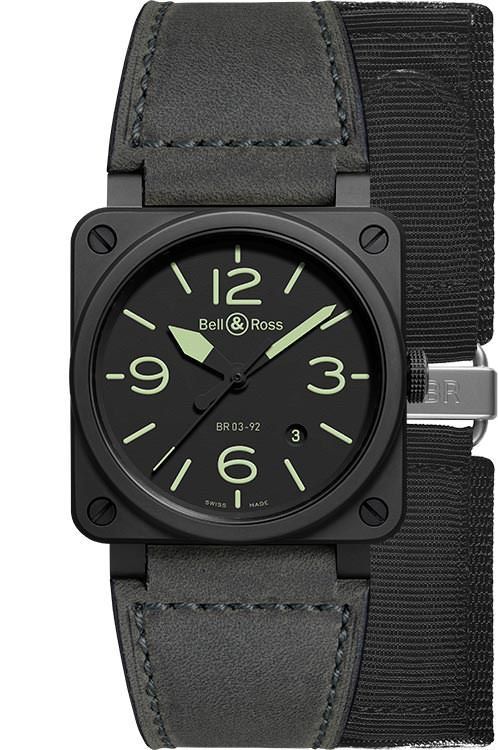 Bell & Ross Instruments BR 03 Auto Black Dial 42 mm Automatic Watch For Men - 2