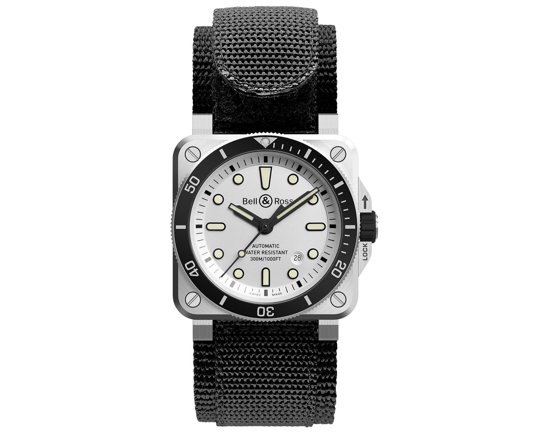 Bell & Ross Instruments BR 03 Diver Silver Dial 42 mm Automatic Watch For Men - 2