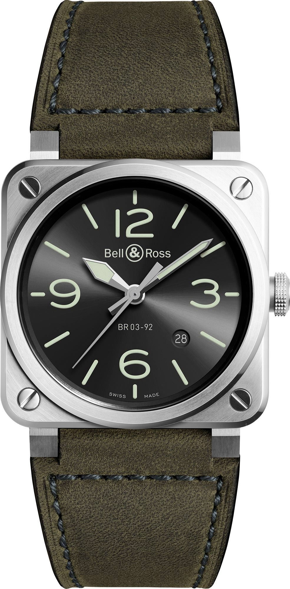 Bell & Ross Instruments BR 03 Auto Anthracite Dial 42 mm Automatic Watch For Men - 1