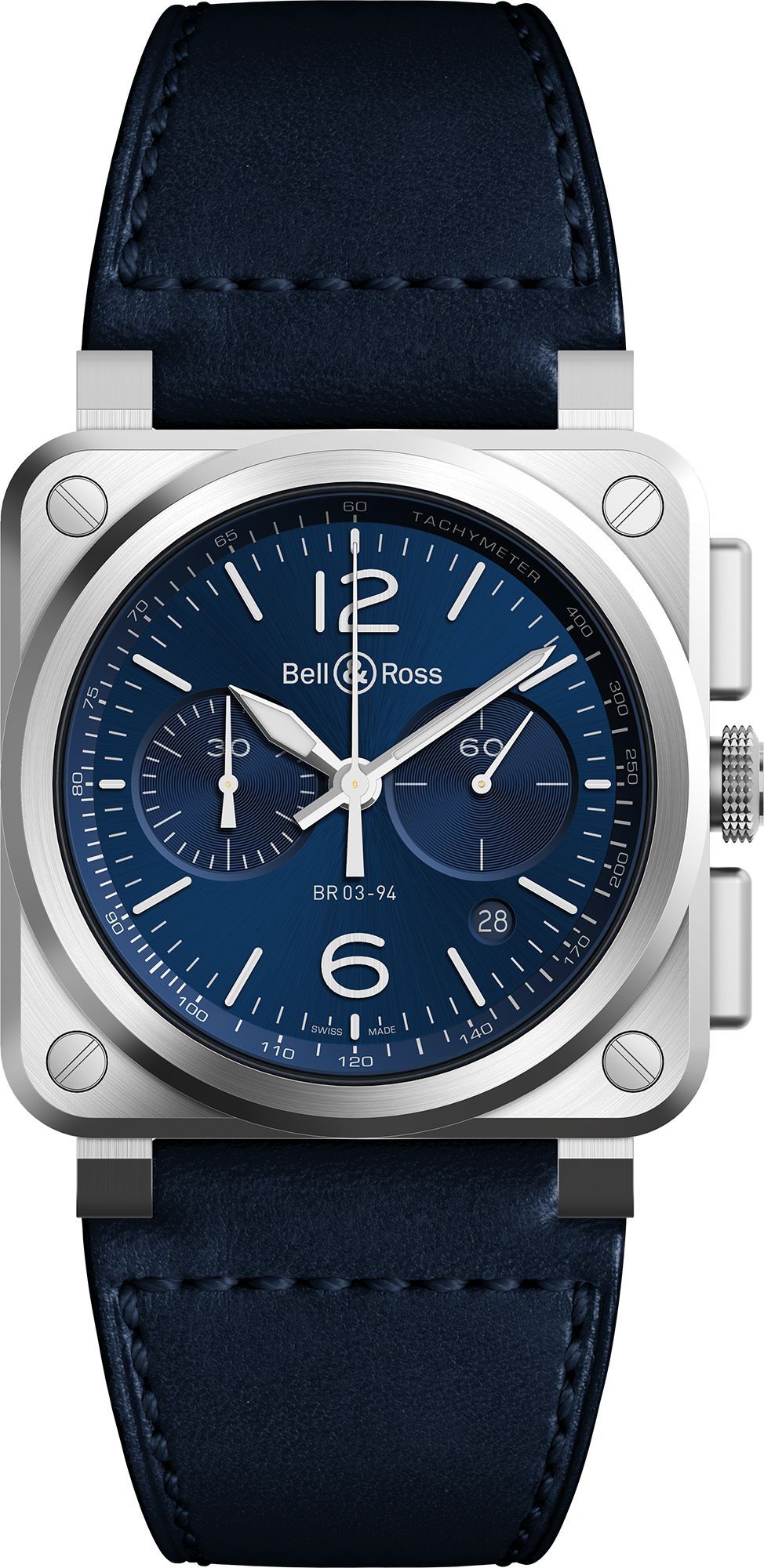 Bell & Ross Instruments BR 03 Chrono Blue Dial 42 mm Automatic Watch For Men - 1