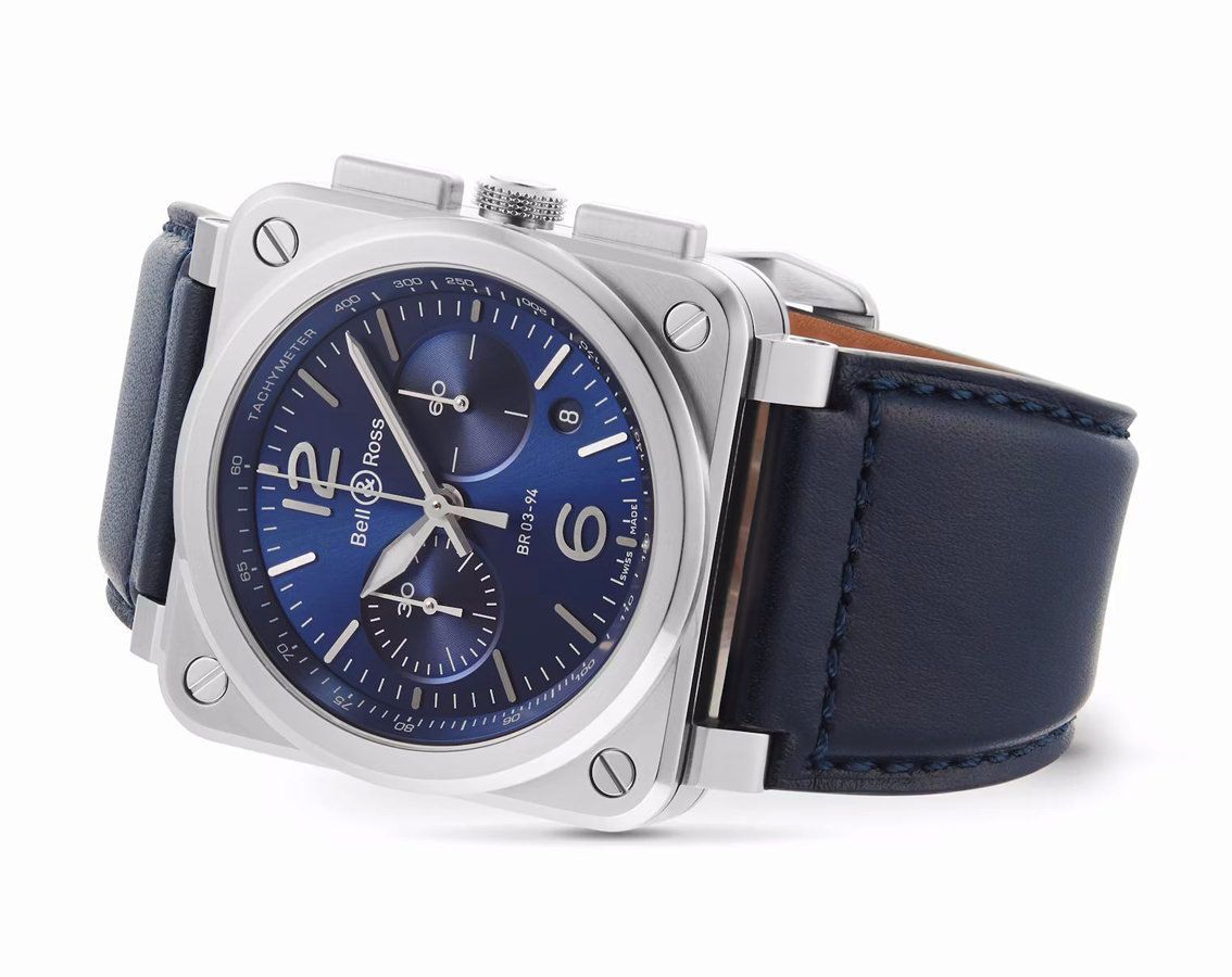 Bell & Ross Instruments BR 03 Chrono Blue Dial 42 mm Automatic Watch For Men - 10