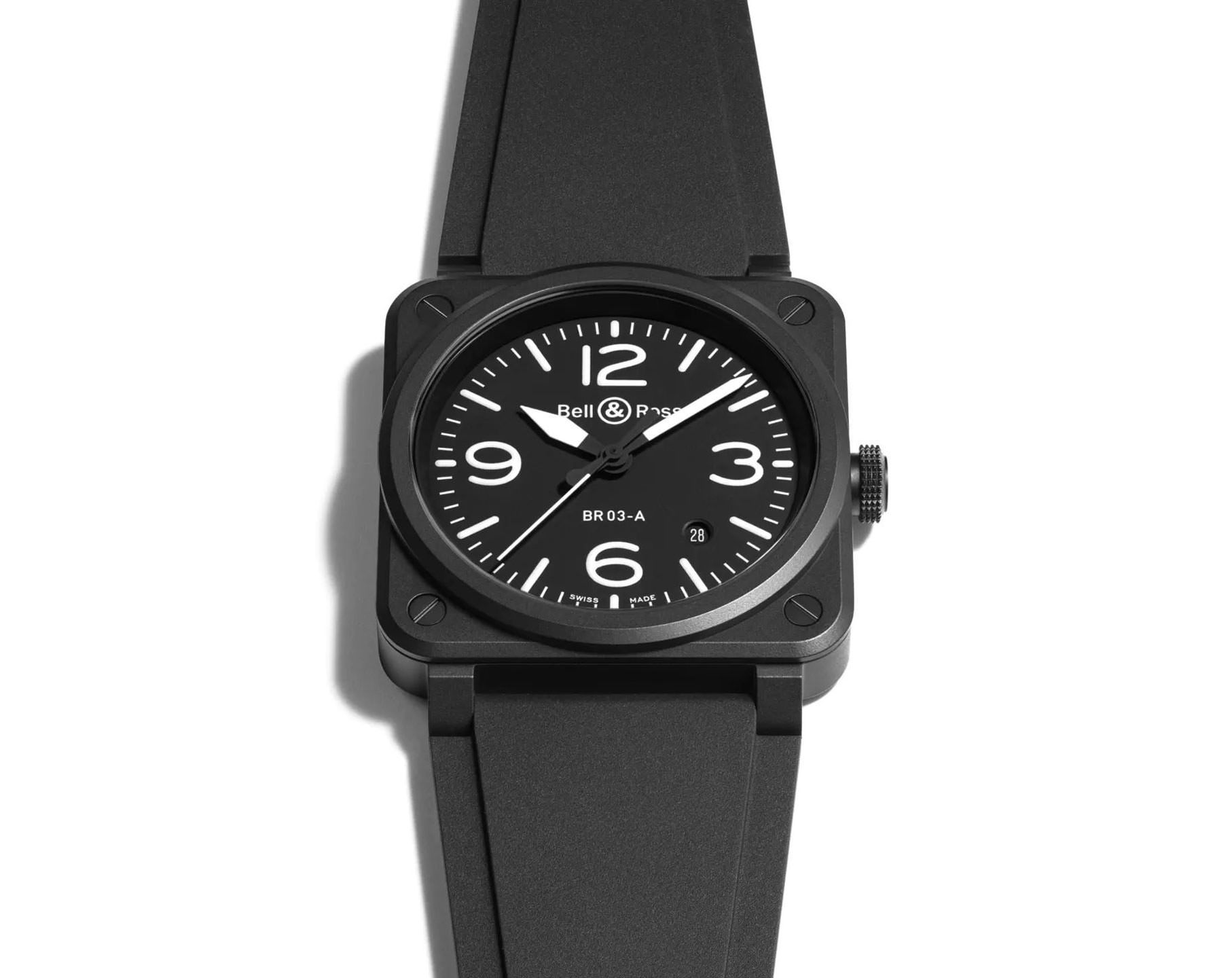 Bell & Ross Instruments BR 03 Auto Black Dial 41 mm Automatic Watch For Men - 5