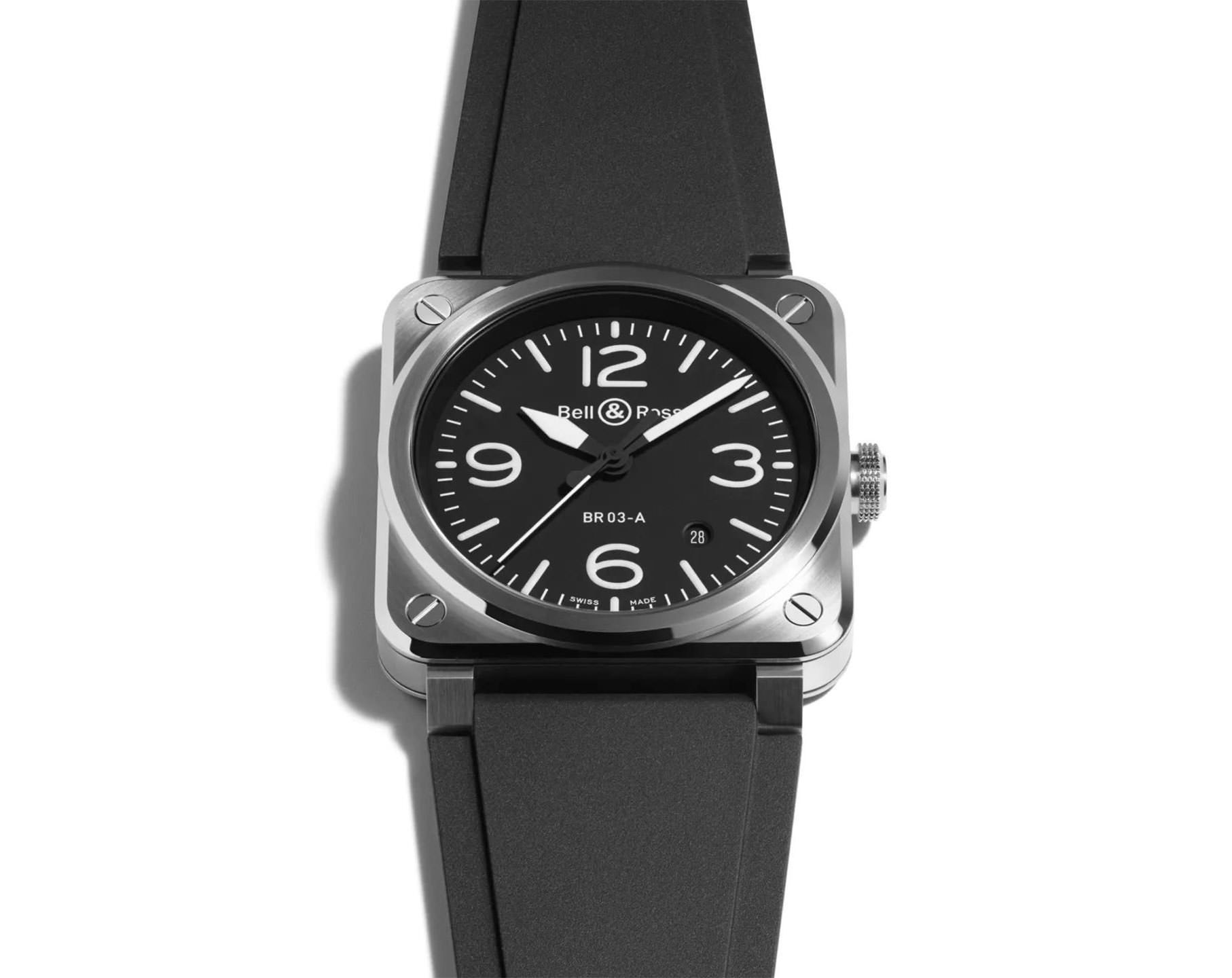 Bell & Ross Instruments BR 03 Auto Black Dial 41 mm Automatic Watch For Men - 3