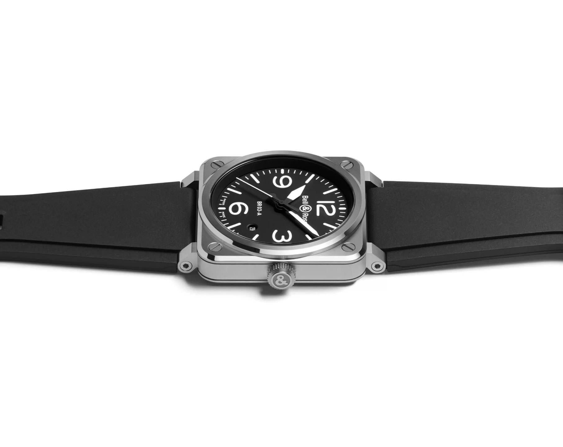 Bell & Ross Instruments BR 03 Auto Black Dial 41 mm Automatic Watch For Men - 5