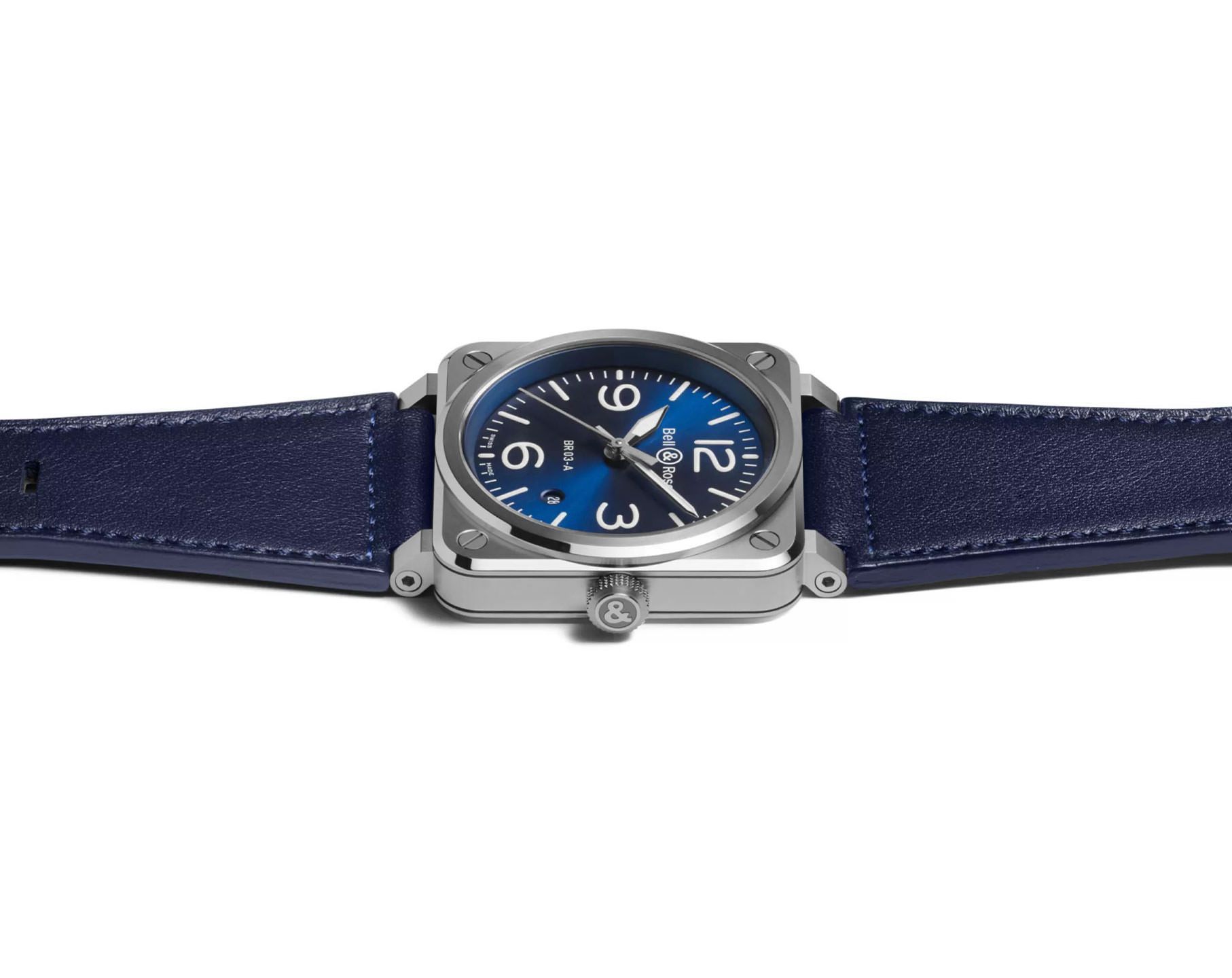 Bell & Ross Instruments BR 03 Auto Blue Dial 41 mm Automatic Watch For Men - 5