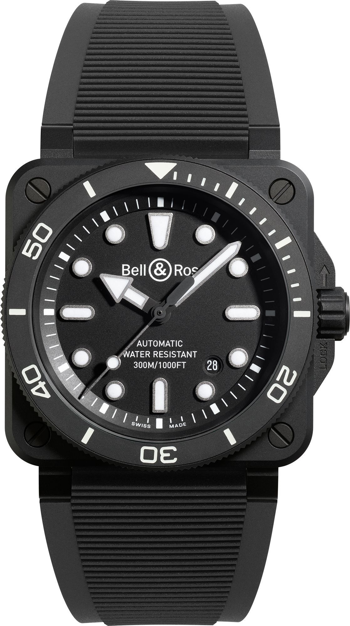 Bell & Ross Professional BR 03 Diver Black Dial 42 mm Automatic Watch For Men - 1