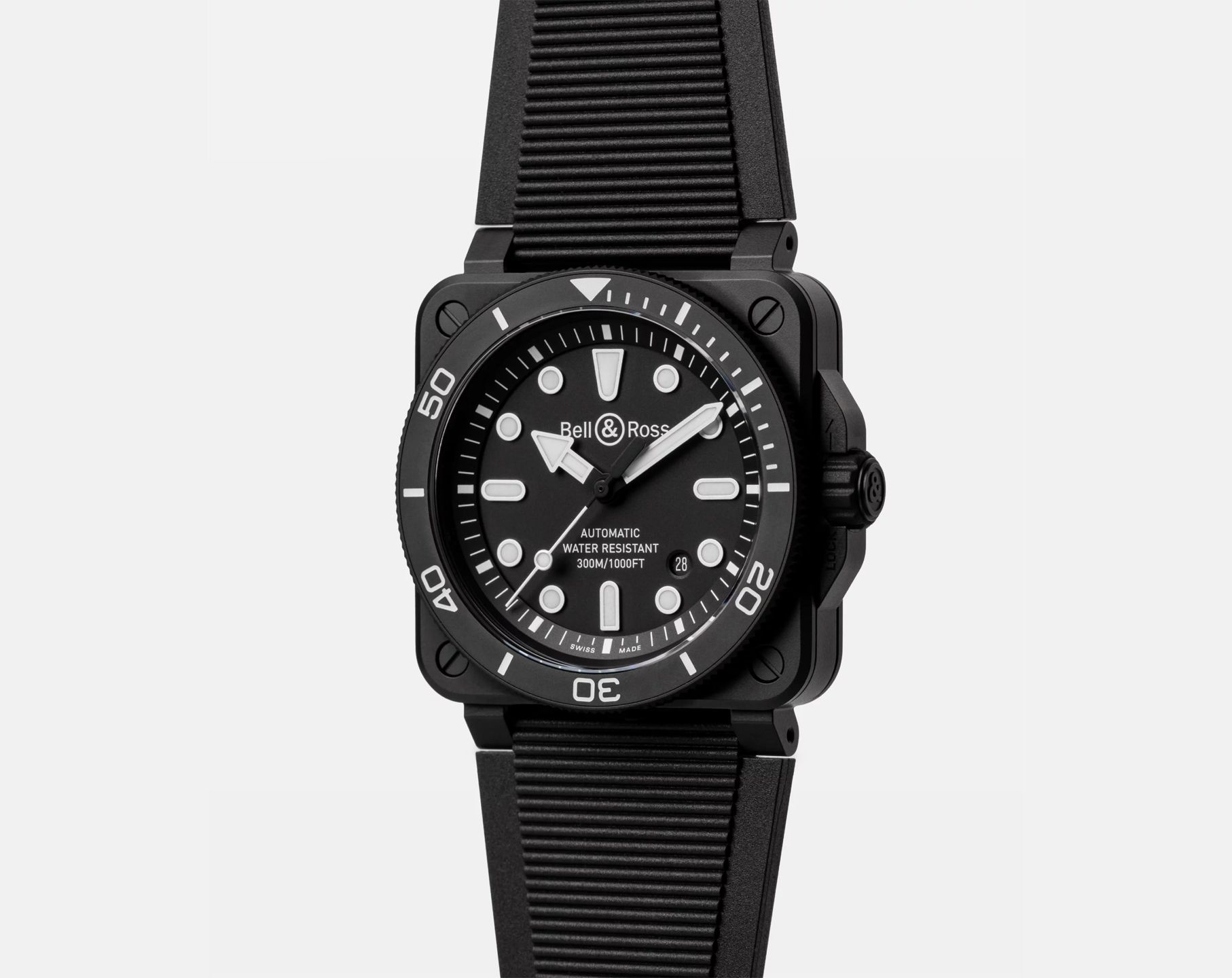 Bell & Ross Professional BR 03 Diver Black Dial 42 mm Automatic Watch For Men - 10