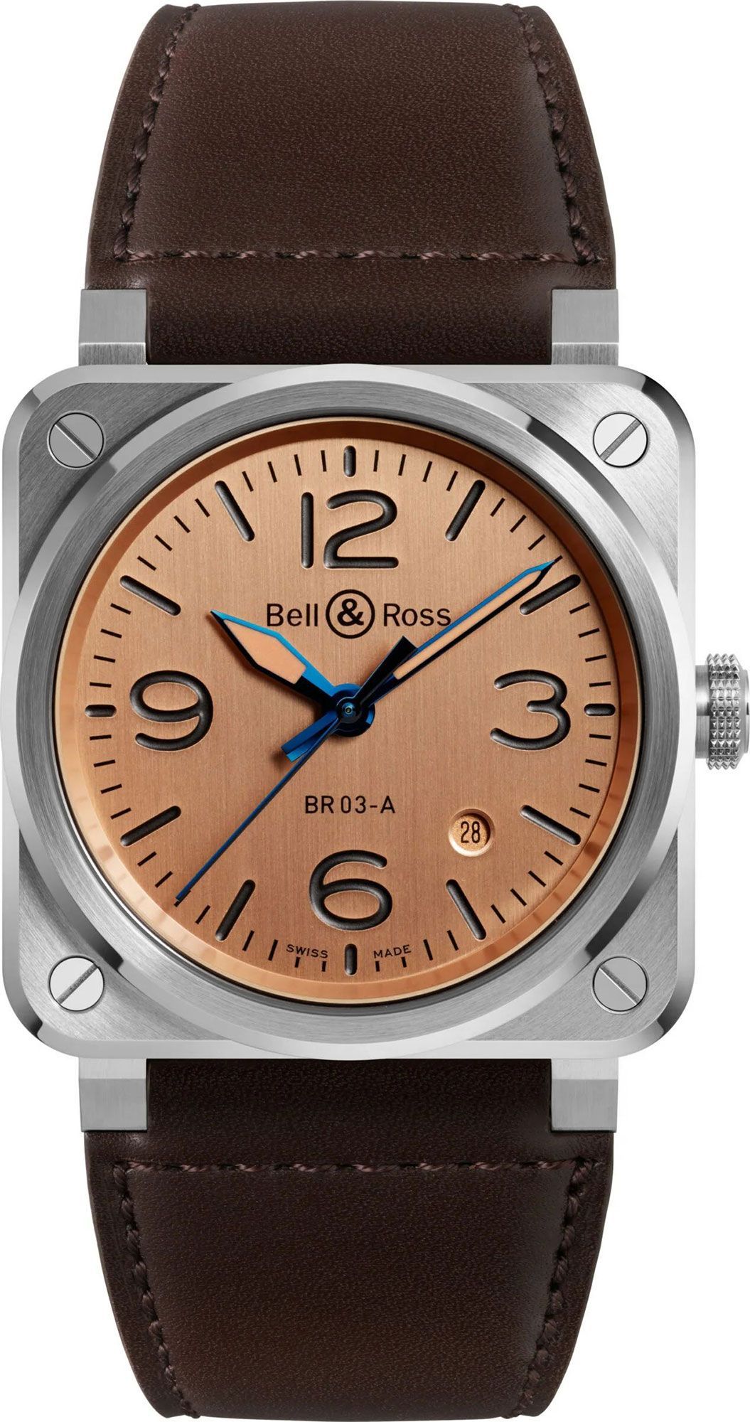 Bell & Ross Instruments BR 03 Auto Copper Dial 41 mm Automatic Watch For Men - 1