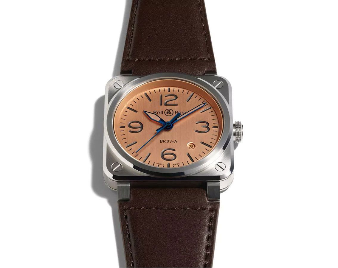 Bell & Ross Instruments BR 03 Auto Copper Dial 41 mm Automatic Watch For Men - 4
