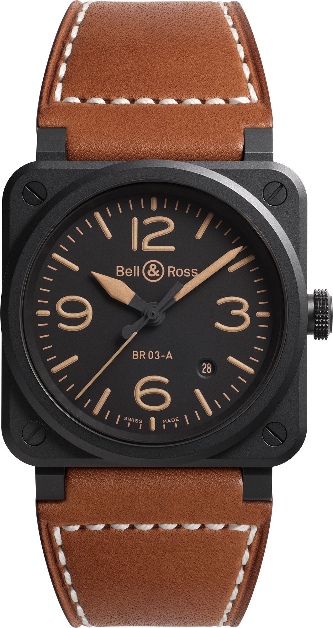 Bell & Ross Professional BR 03 Auto Black Dial 41 mm Automatic Watch For Men - 1