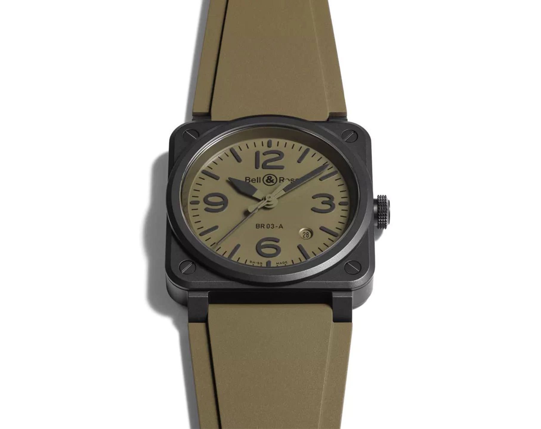 Bell & Ross Instruments BR 03 Auto Khaki Dial 41 mm Automatic Watch For Men - 6