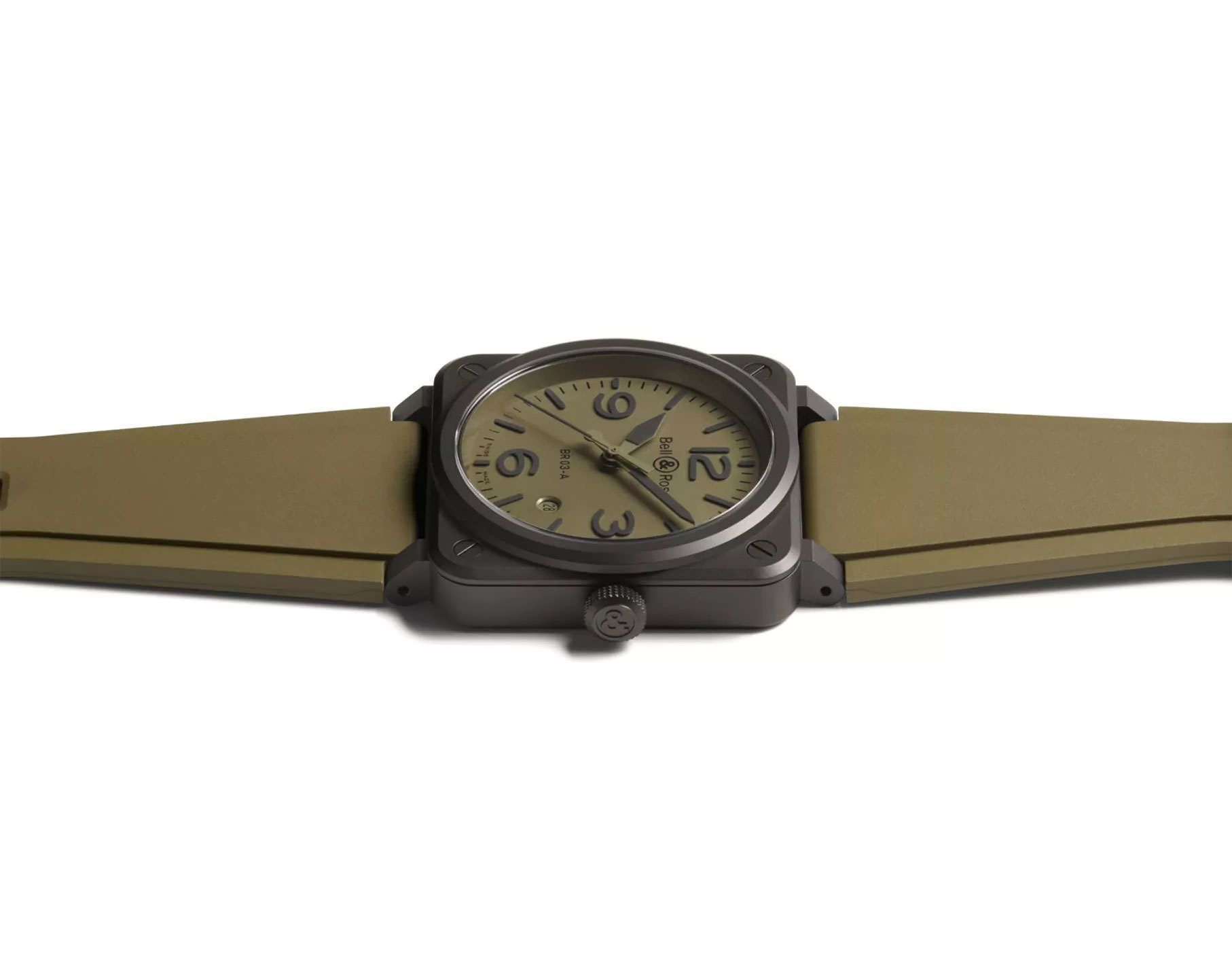 Bell & Ross Instruments BR 03 Auto Khaki Dial 41 mm Automatic Watch For Men - 8