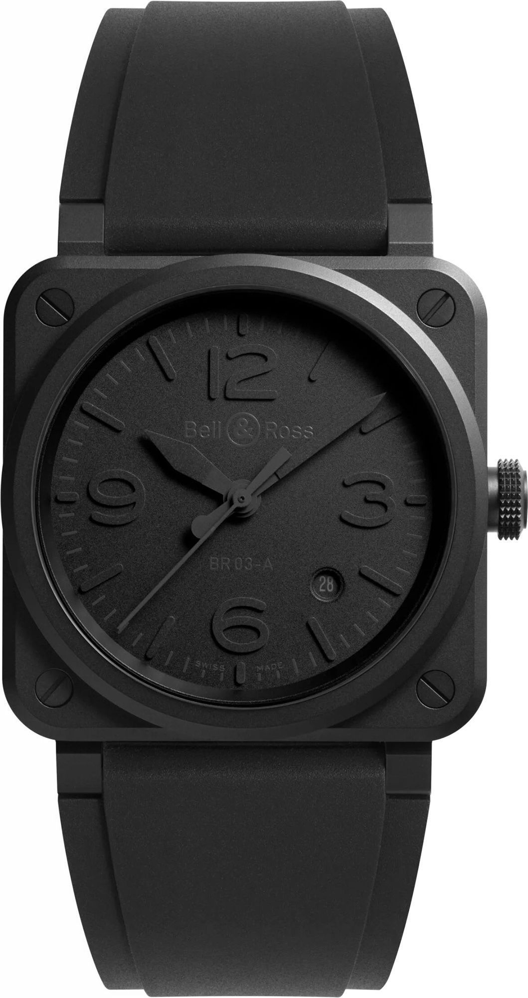 Bell & Ross Professional BR 03 Auto Black Dial 41 mm Automatic Watch For Men - 1