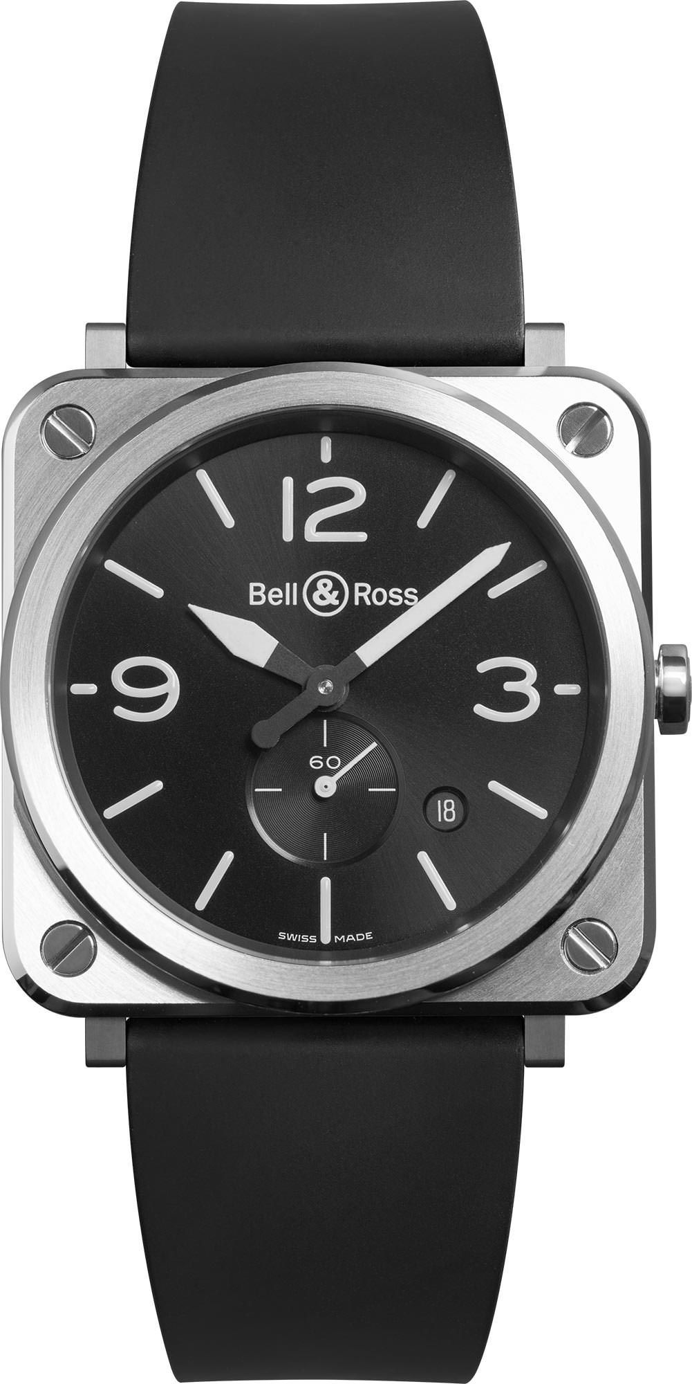 Bell & Ross Instruments BR S Quartz Black Dial 39 mm Quartz Watch For Men - 1