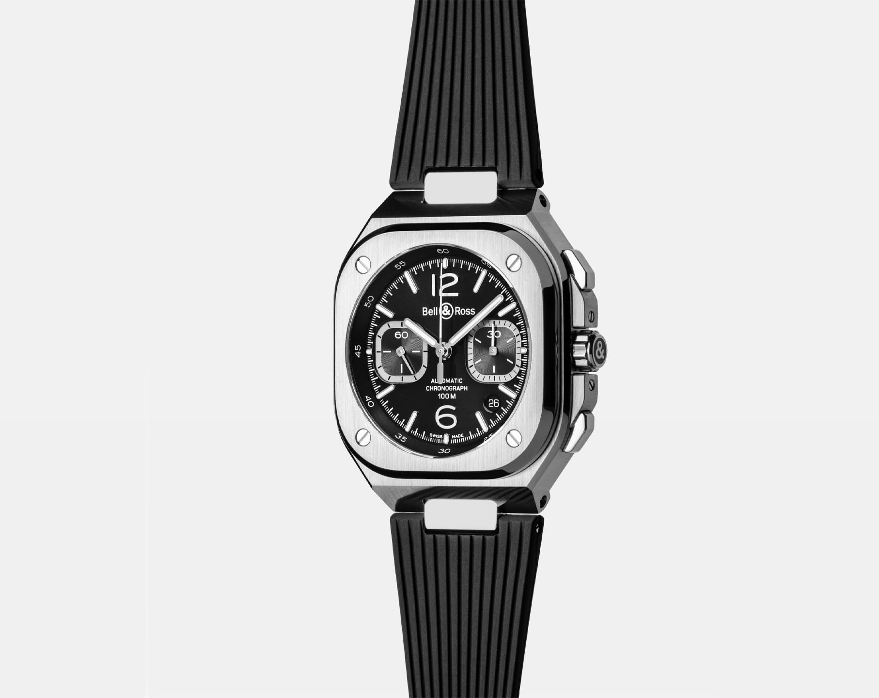 Bell & Ross Urban BR 05 Chrono Black Dial 42 mm Automatic Watch For Men - 3