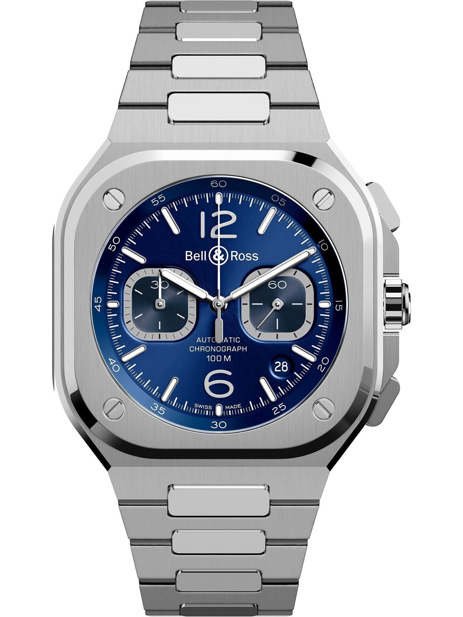 Bell & Ross Urban BR 05 Chrono Blue Dial 42 mm Automatic Watch For Men - 1