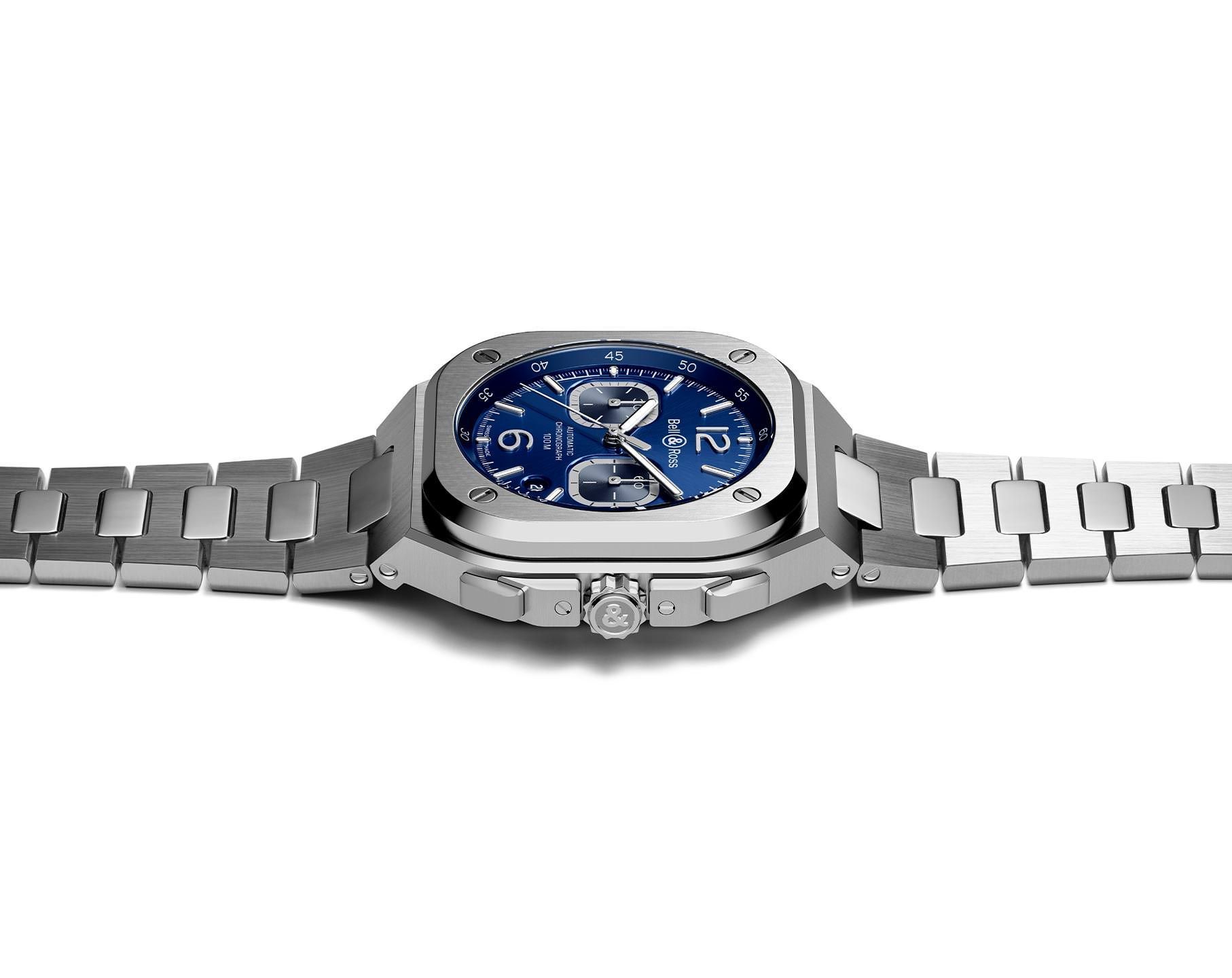 Bell & Ross Urban BR 05 Chrono Blue Dial 42 mm Automatic Watch For Men - 4