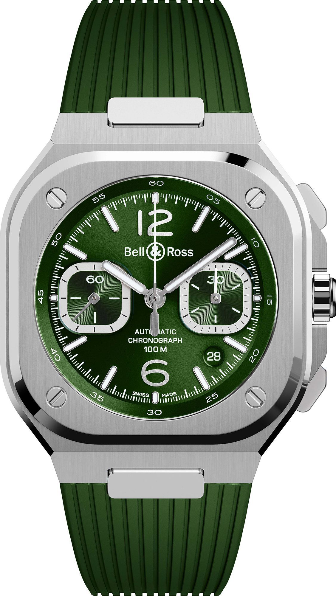 Bell & Ross Urban BR 05 Chrono Green Dial 42 mm Automatic Watch For Men - 1