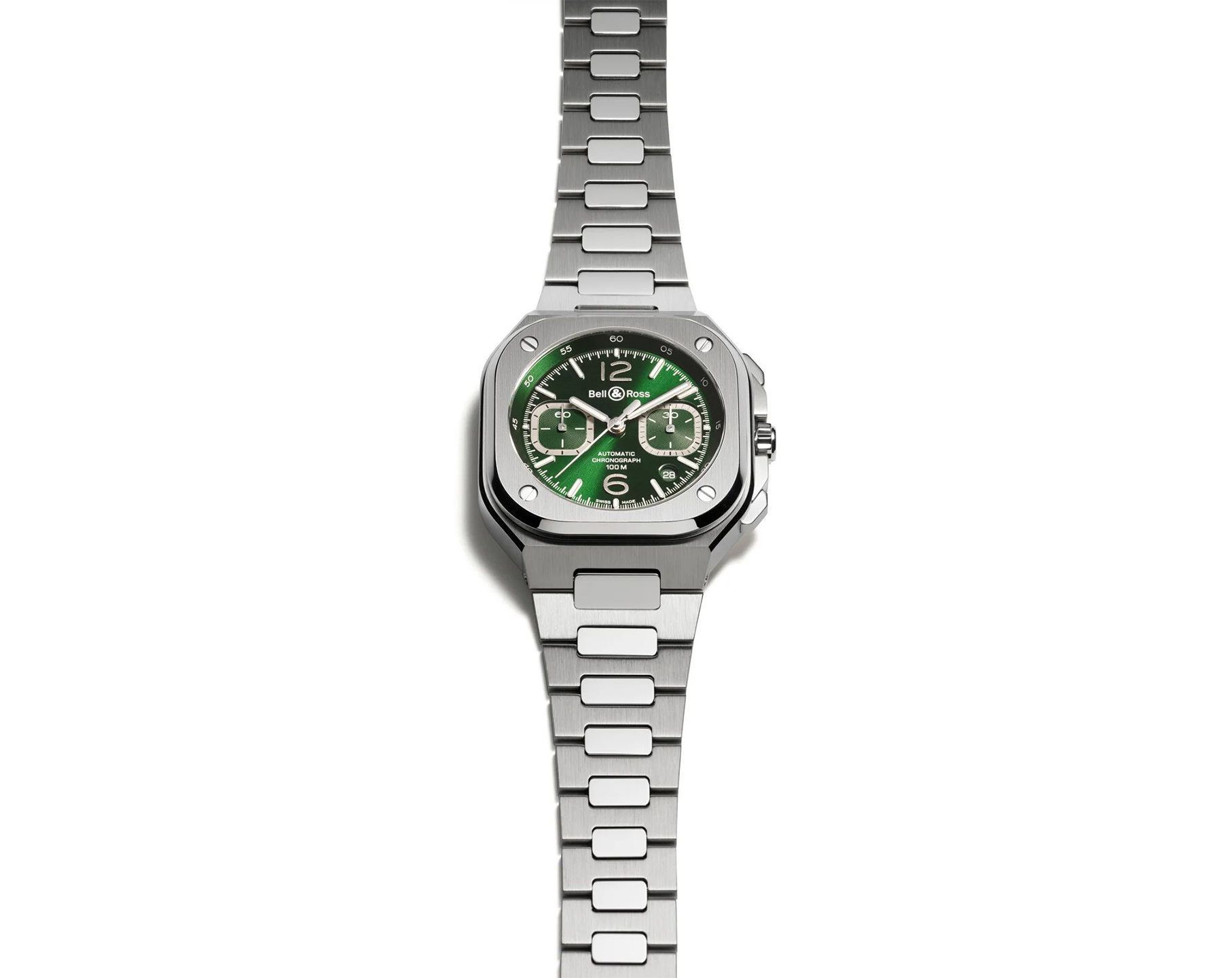 Bell & Ross Urban BR 05 Chrono Green Dial 42 mm Automatic Watch For Men - 2