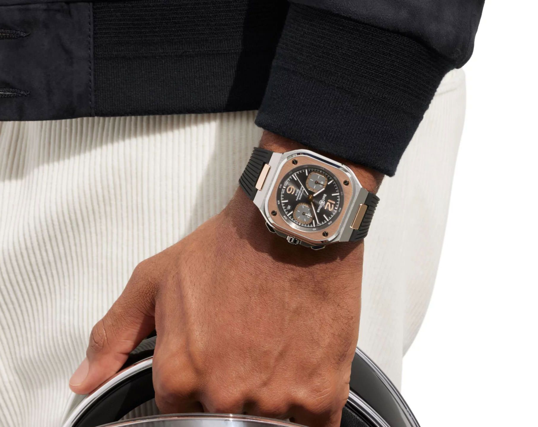 ミロ ロラン・ペンローズ Bell & Ross Urban Automatic Watch | BR05C-RTH-STPG/SRB