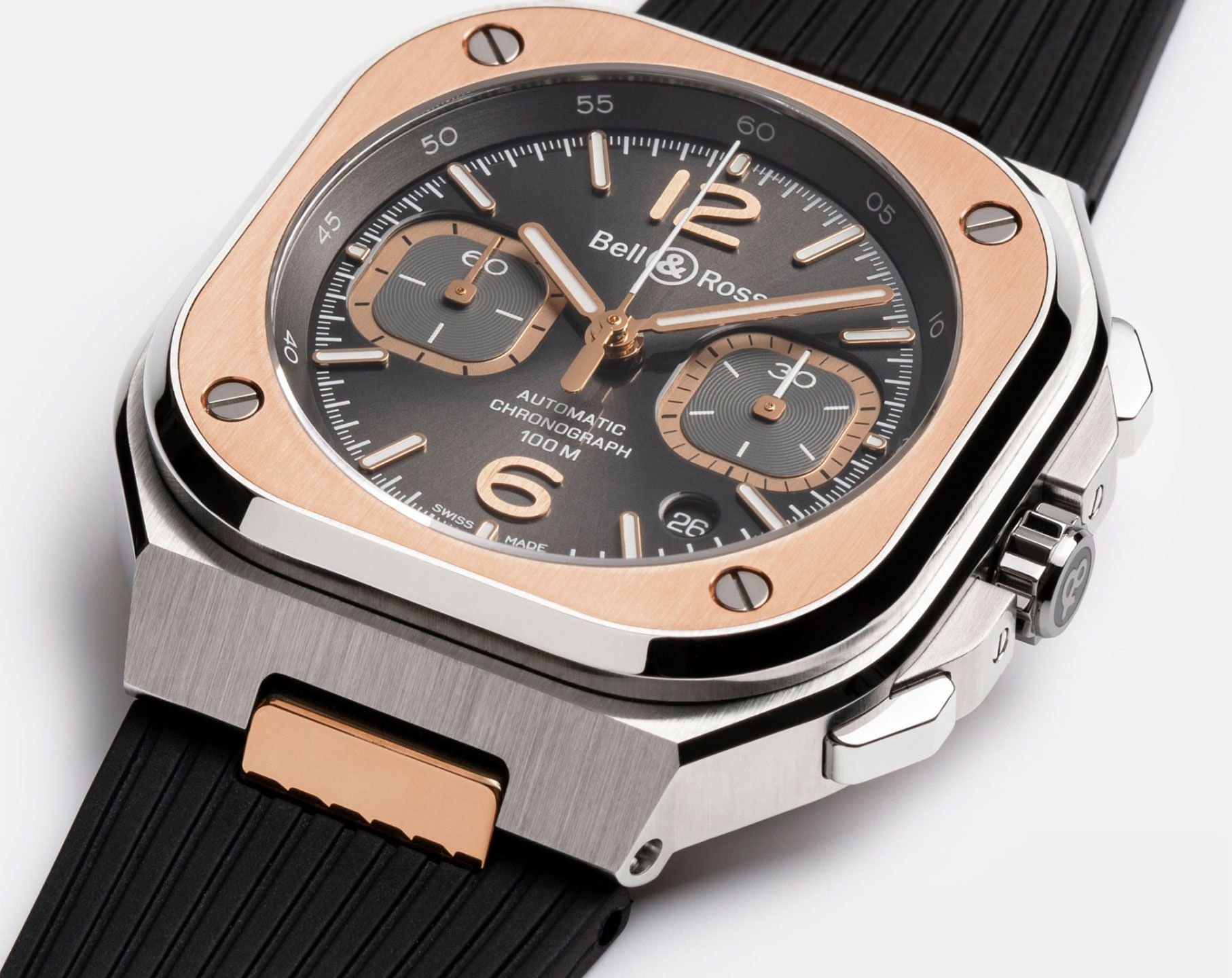 Bell & Ross Urban Automatic Watch | BR05C-RTH-STPG/SRB