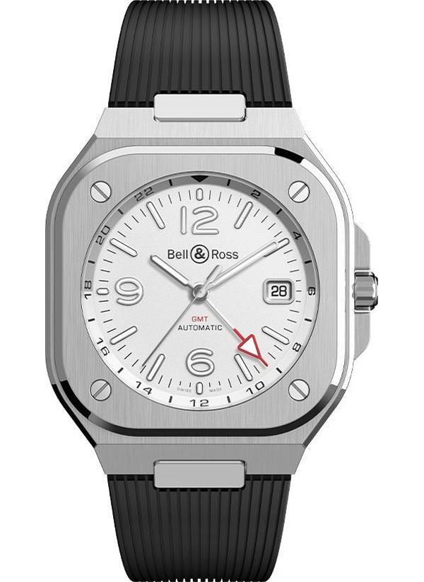 Bell & Ross Urban BR 05 GMT Silver Dial 41 mm Automatic Watch For Men - 1