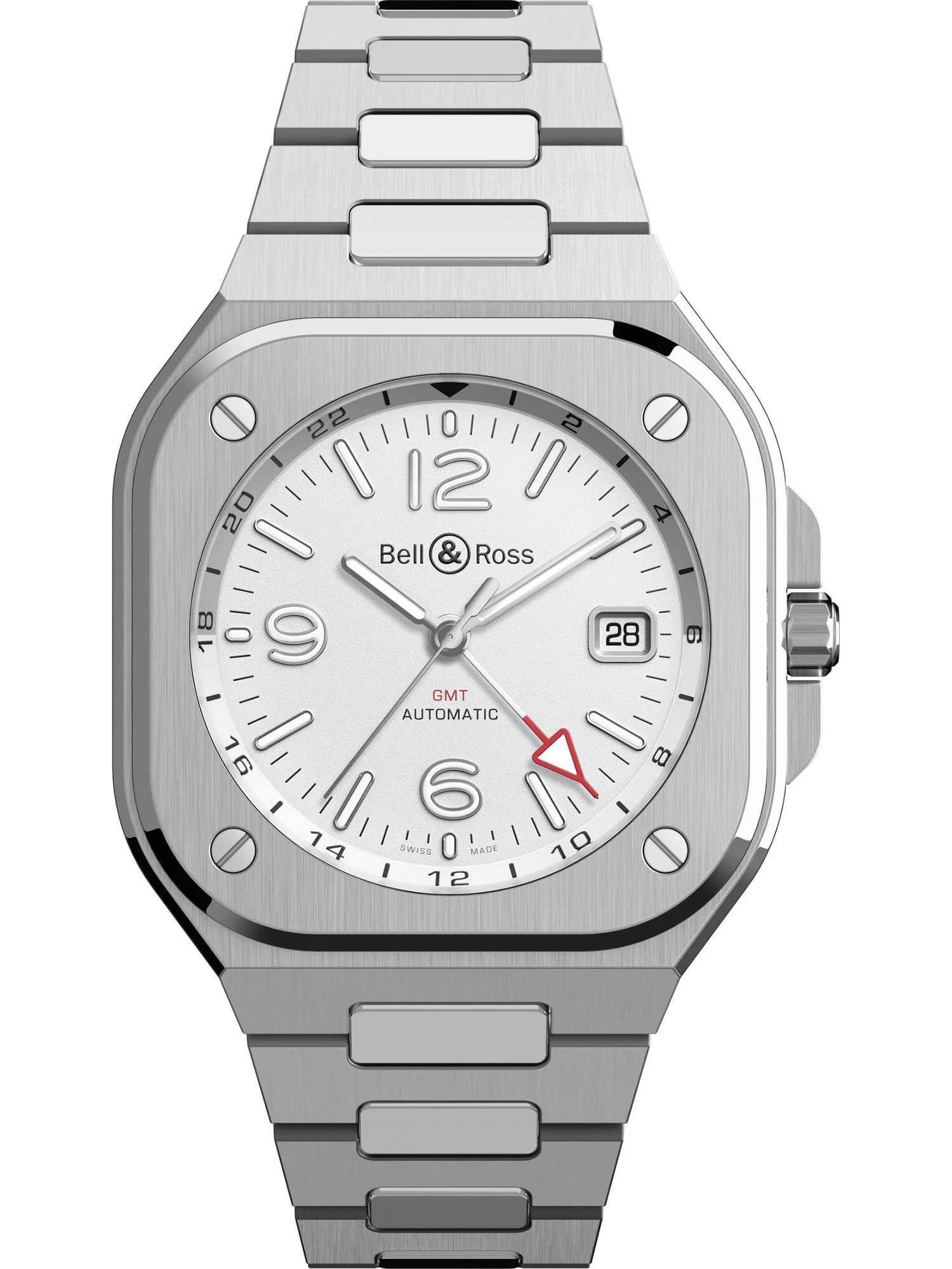 Bell & Ross Urban BR 05 GMT Silver Dial 41 mm Automatic Watch For Men - 1